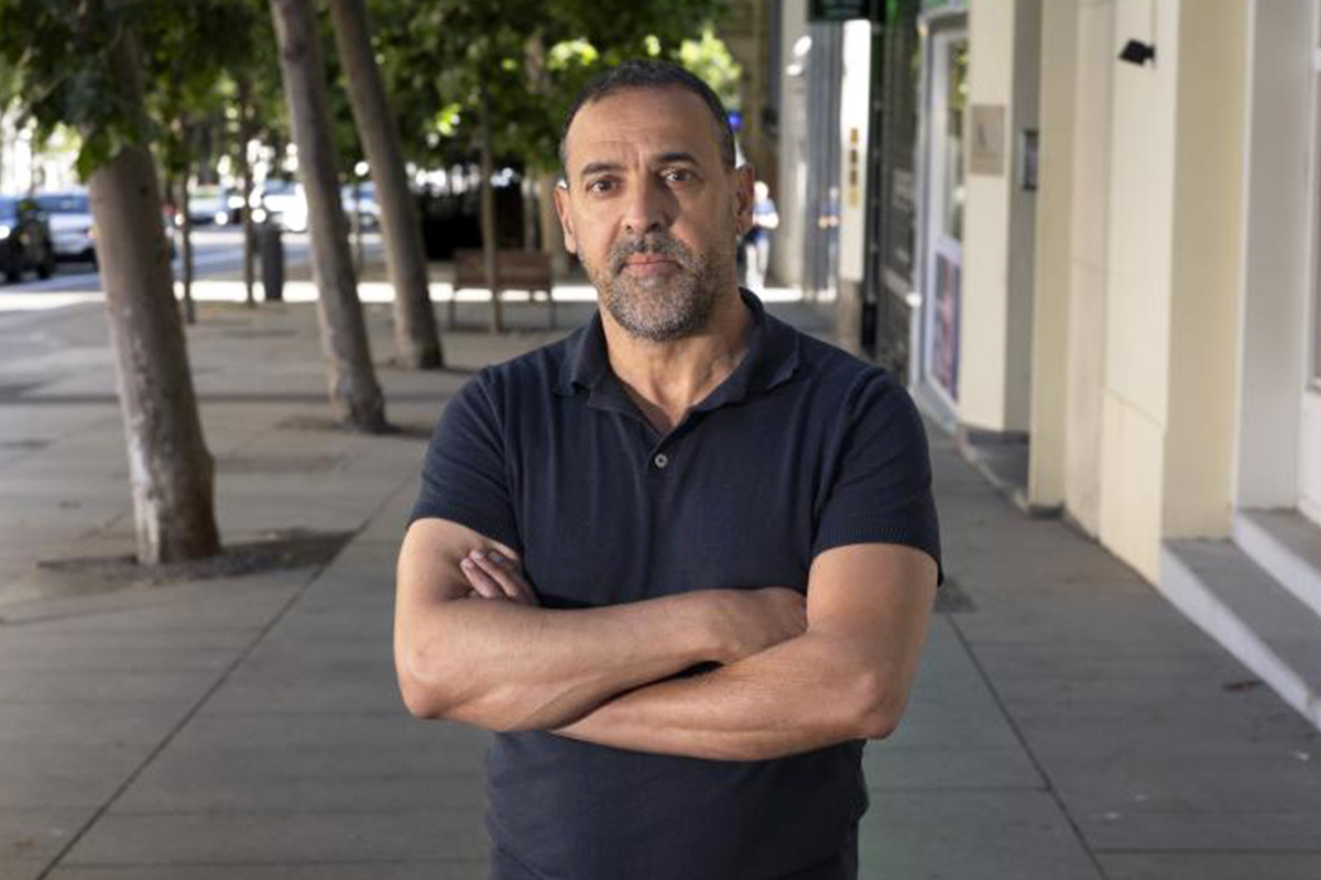 Eli Sharabi, el pasado miércoles 3 de junio en Madrid, antes de lapresentación de su libro 'Rehén', donde cuenta su experiencia personal.