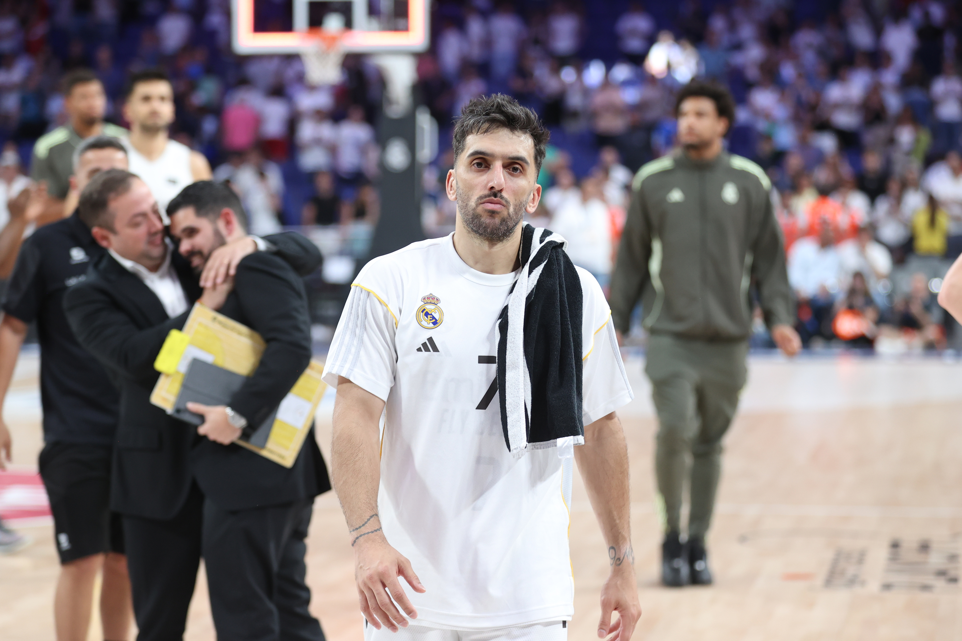 Campazzo, tras la eliminación del Real Madrid ante el Tenerife.
