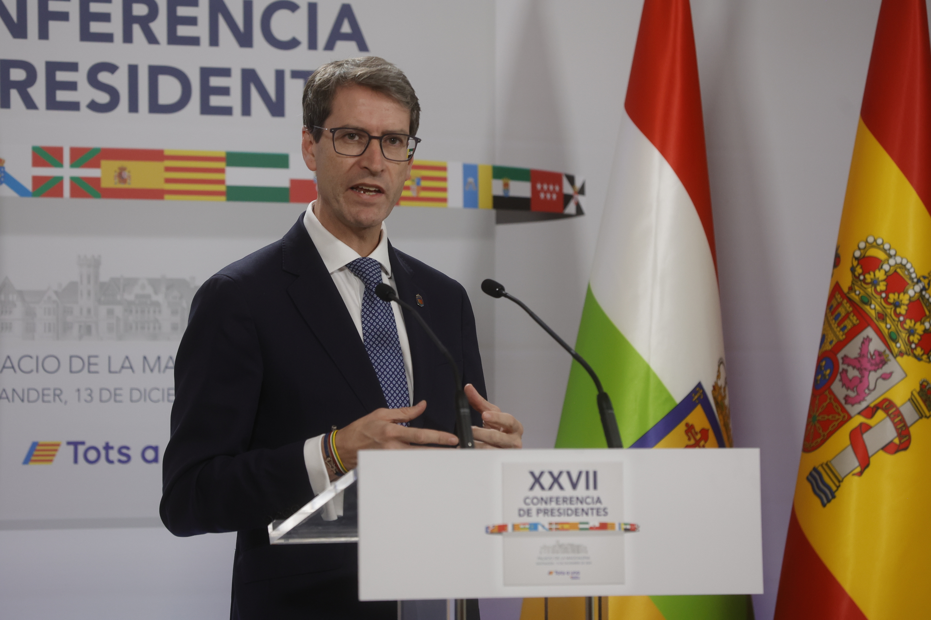 El presidente de La Rioja, Gonzalo Capellán.