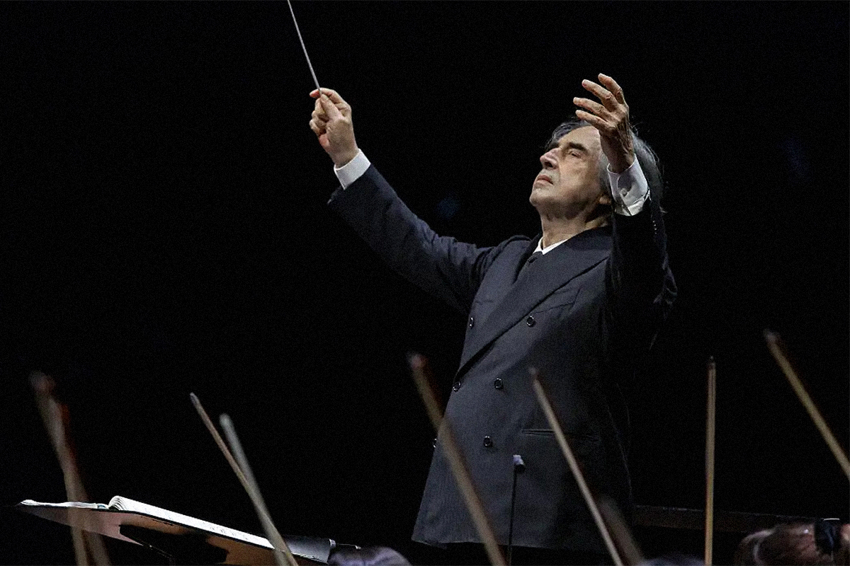 El director de orquesta italiano Riccardo Muti.