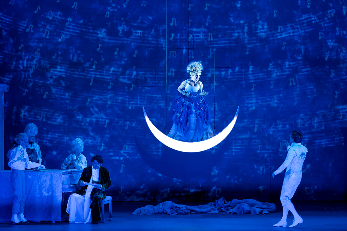 Imagen de 'La flauta mágica' la última obra de W. A. Mozart.