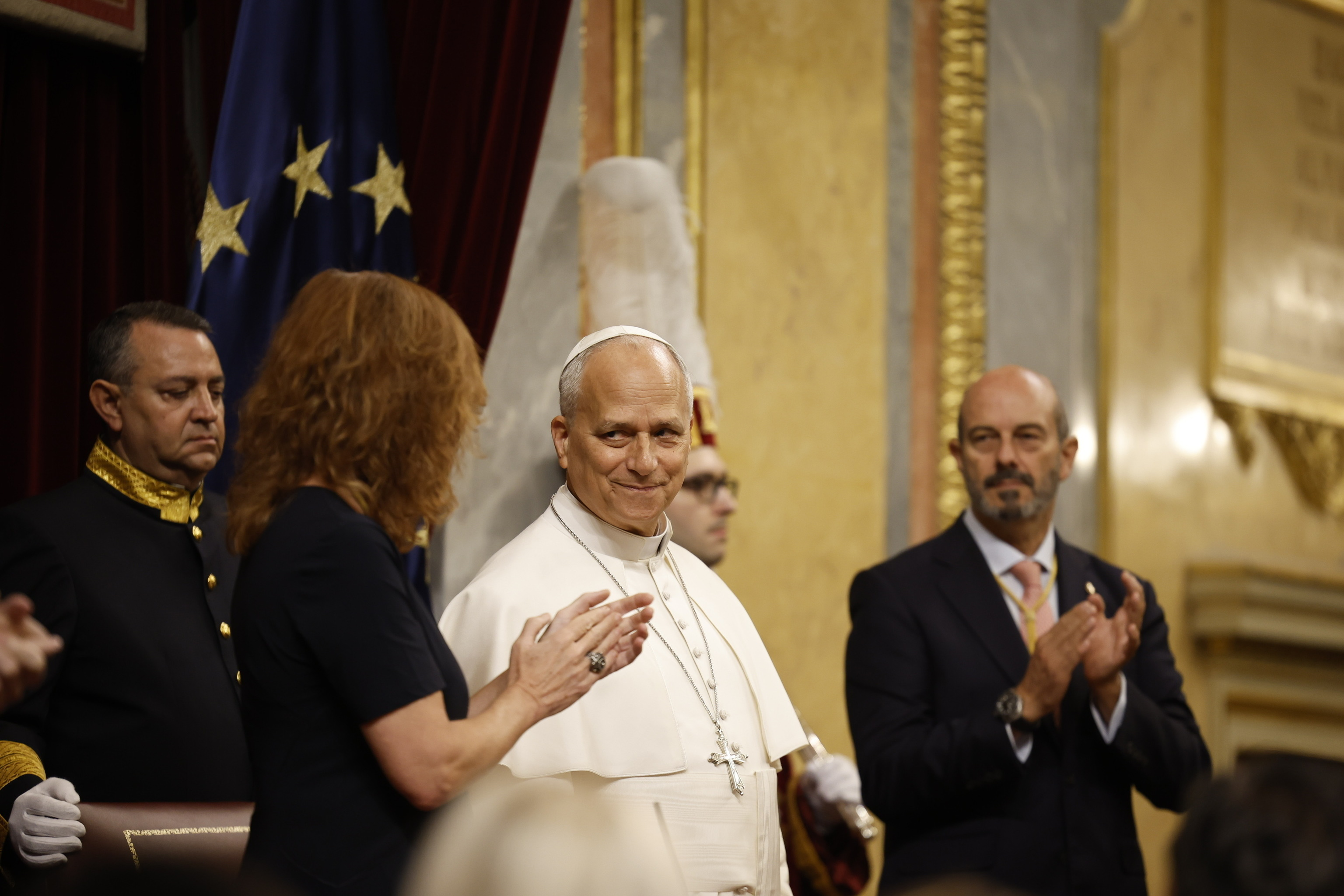 El Papa en el Congreso de los Diputados.