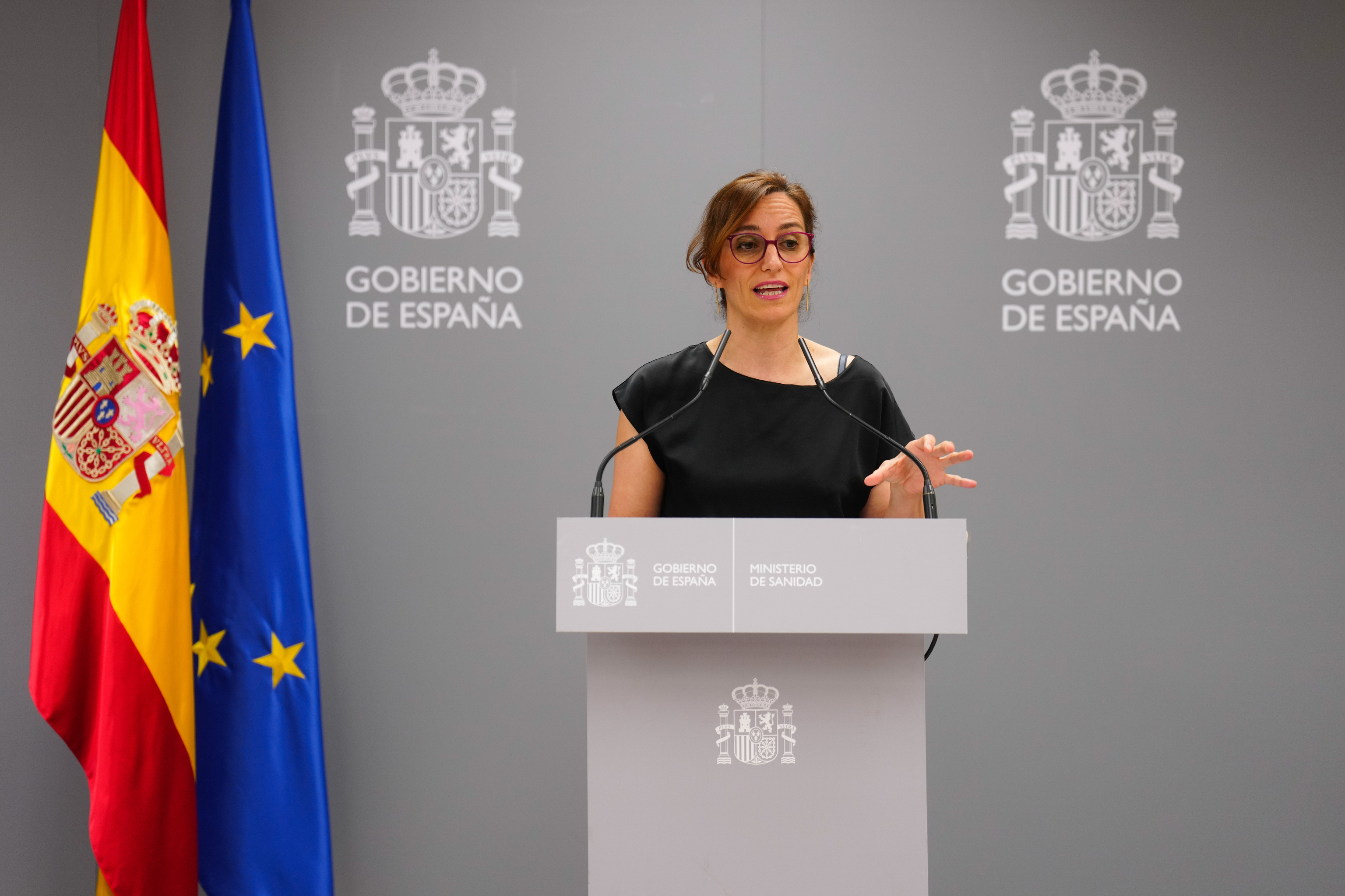 La ministra de Sanidad, Mónica García.