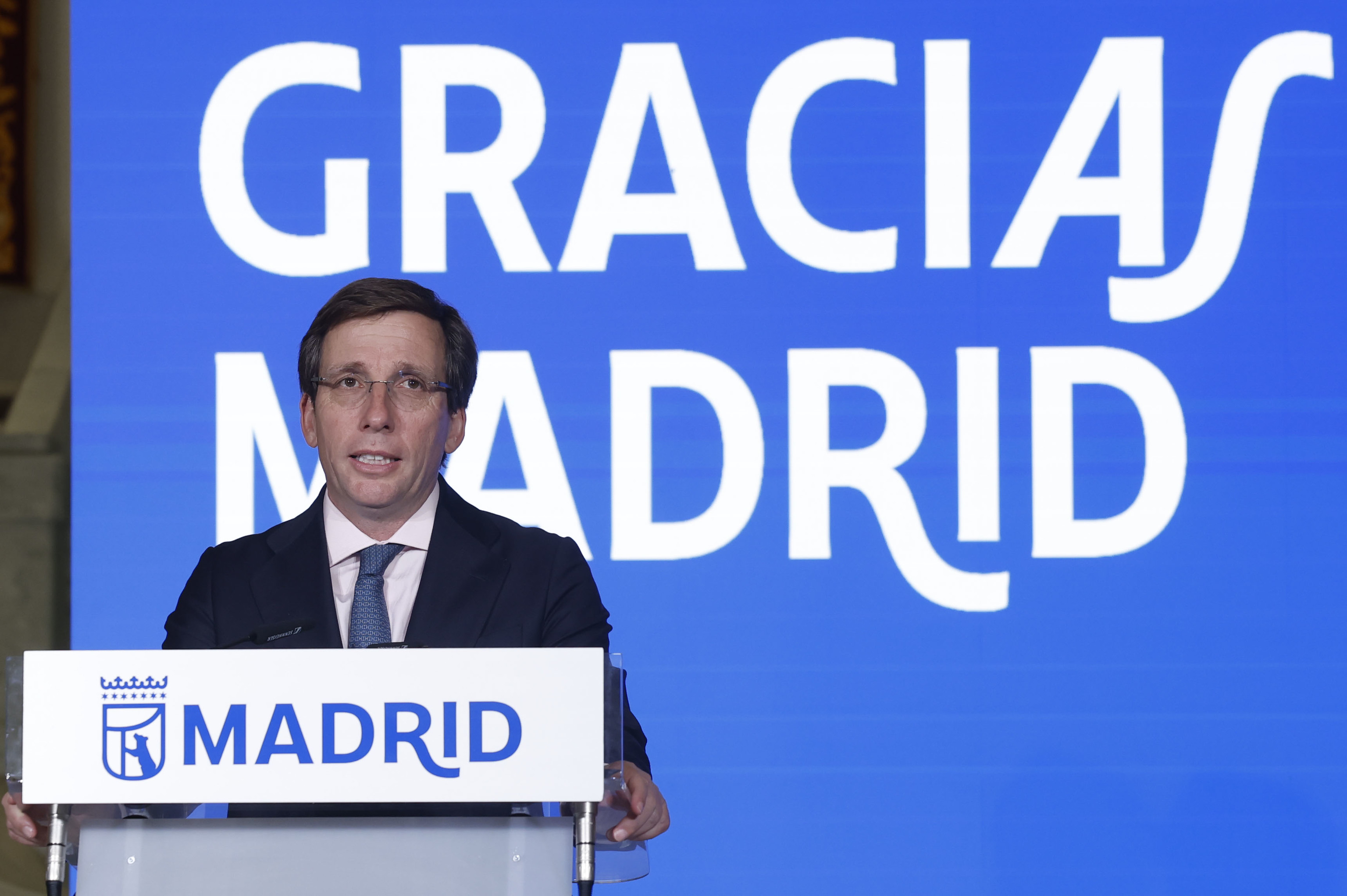 Almeida, durante la rueda de prensa.