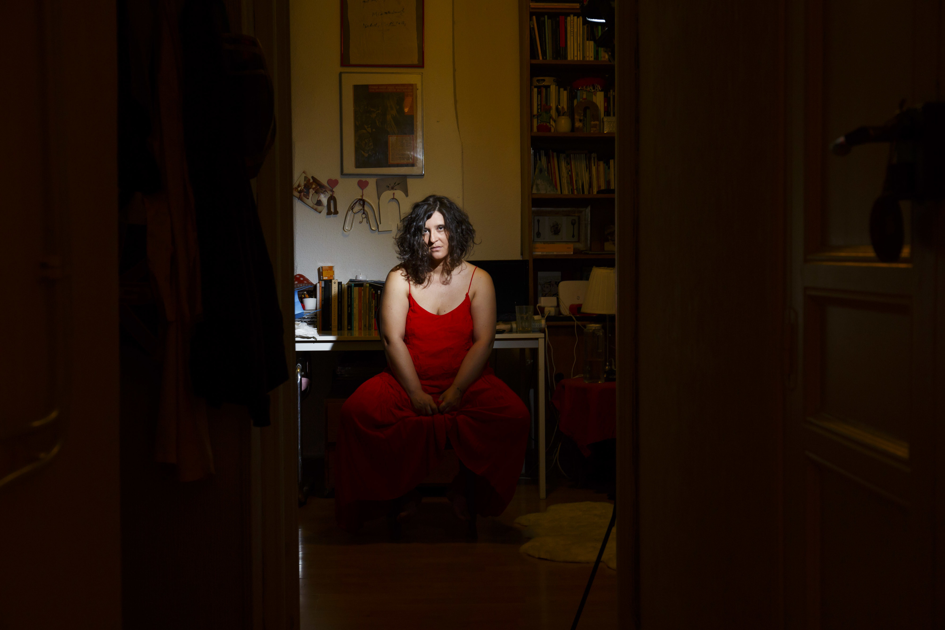 La poeta María Castrejón, en Madrid, en 2017.