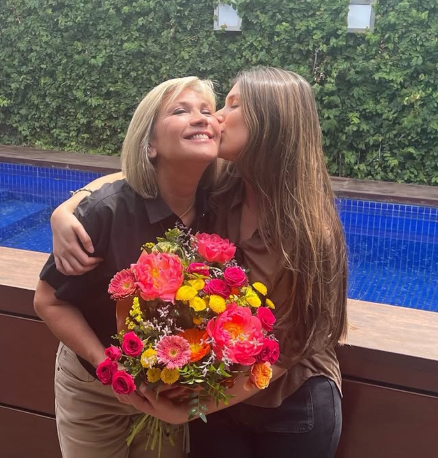 Julia Otero, en una foto junto a su hija Candela compartida en su Instagram.