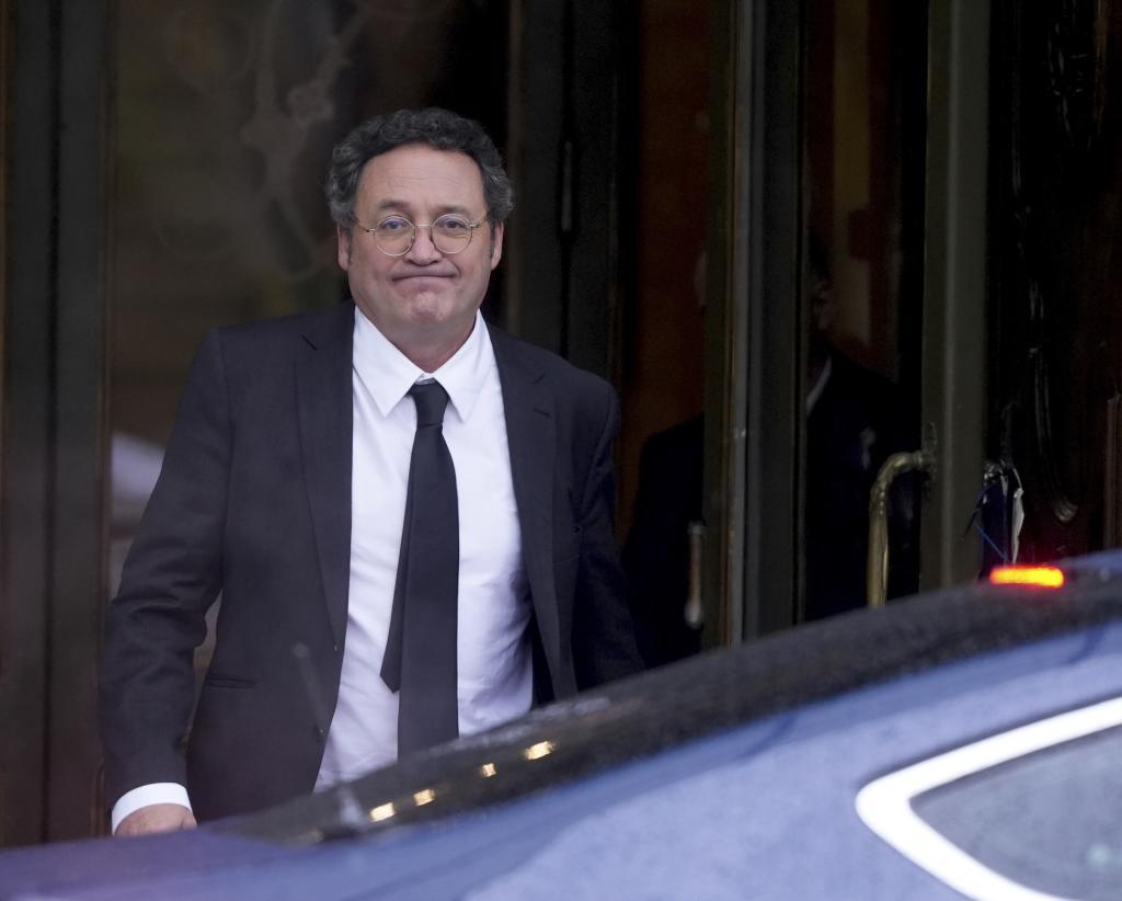 Álvaro García Ortiz sale del Supremo durante una de las jornadas del juicio en el que acabó condenado.