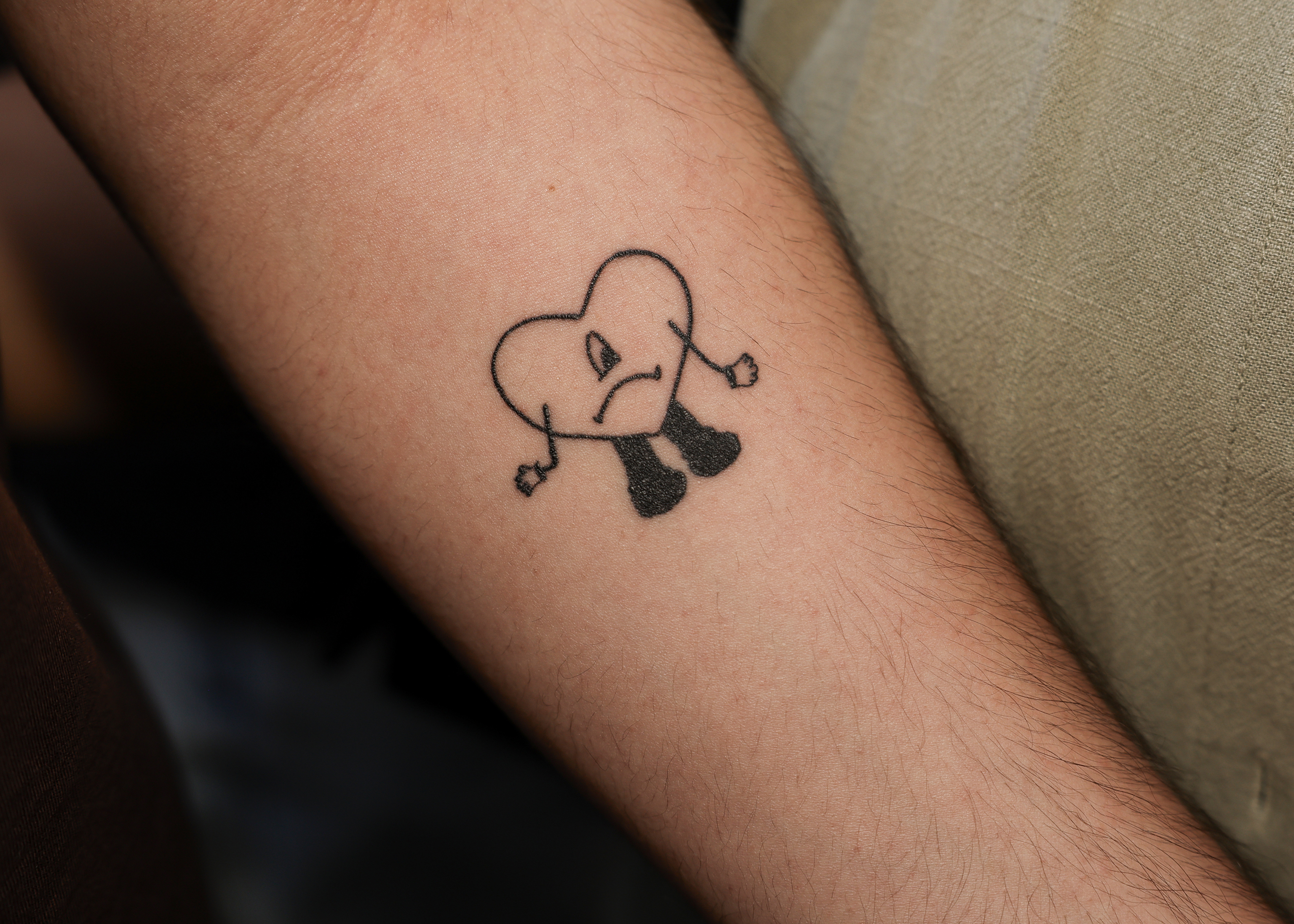 El tatuaje de "Un verano sin ti" de Fernando.
