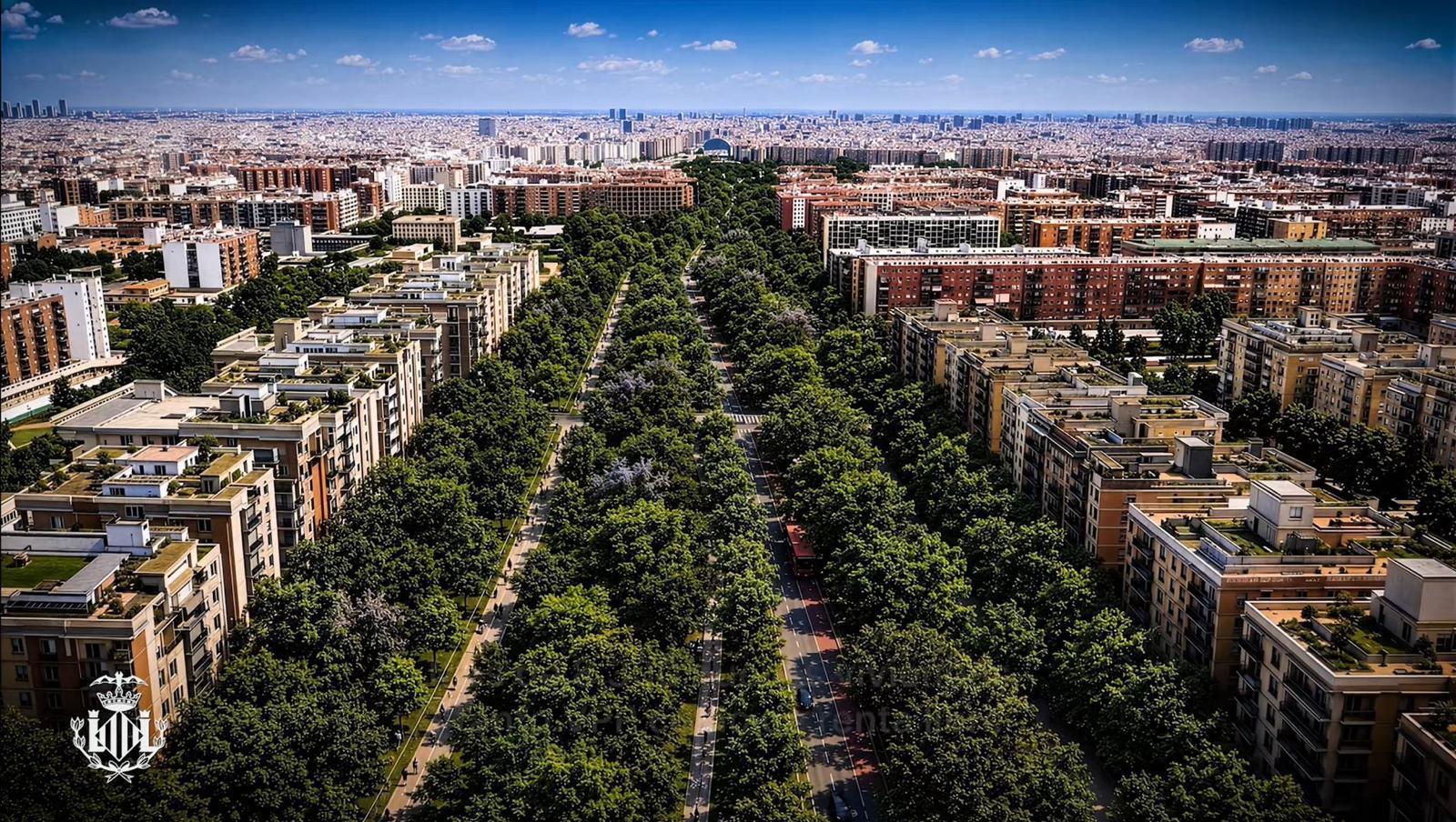 Recreación del futuro paseo García Lorca de Valencia.