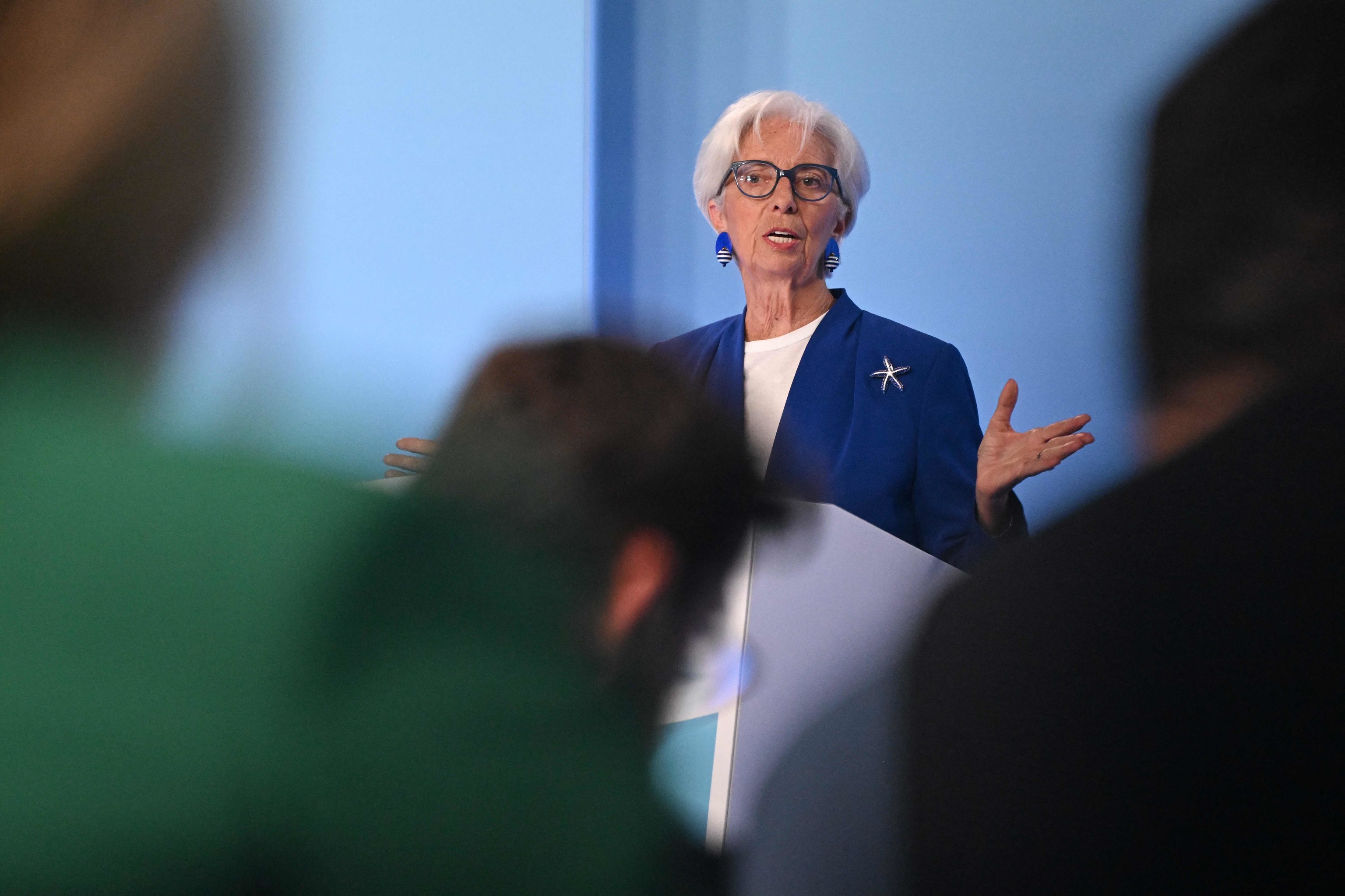 Christine Lagarde, presidenta del Banco Central Europeo.