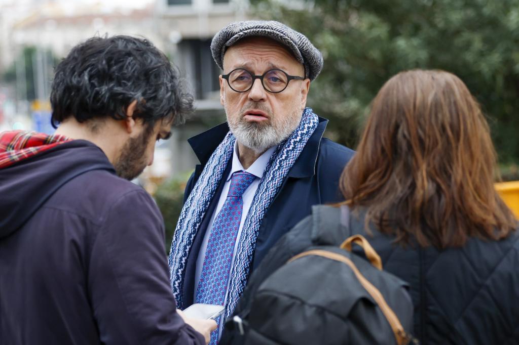 El abogado Jacobo Teijelo, el pasado marzo, a su llegada a la Audiencia Nacional .
