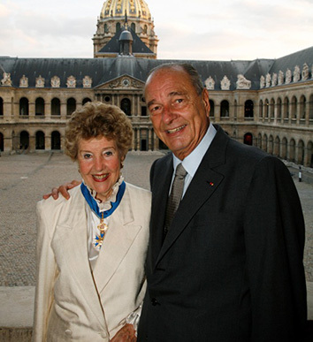 Bèatrice de Andía y Jacques Chirac.