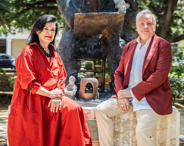Paloma Picasso y Xavier Vilató.
