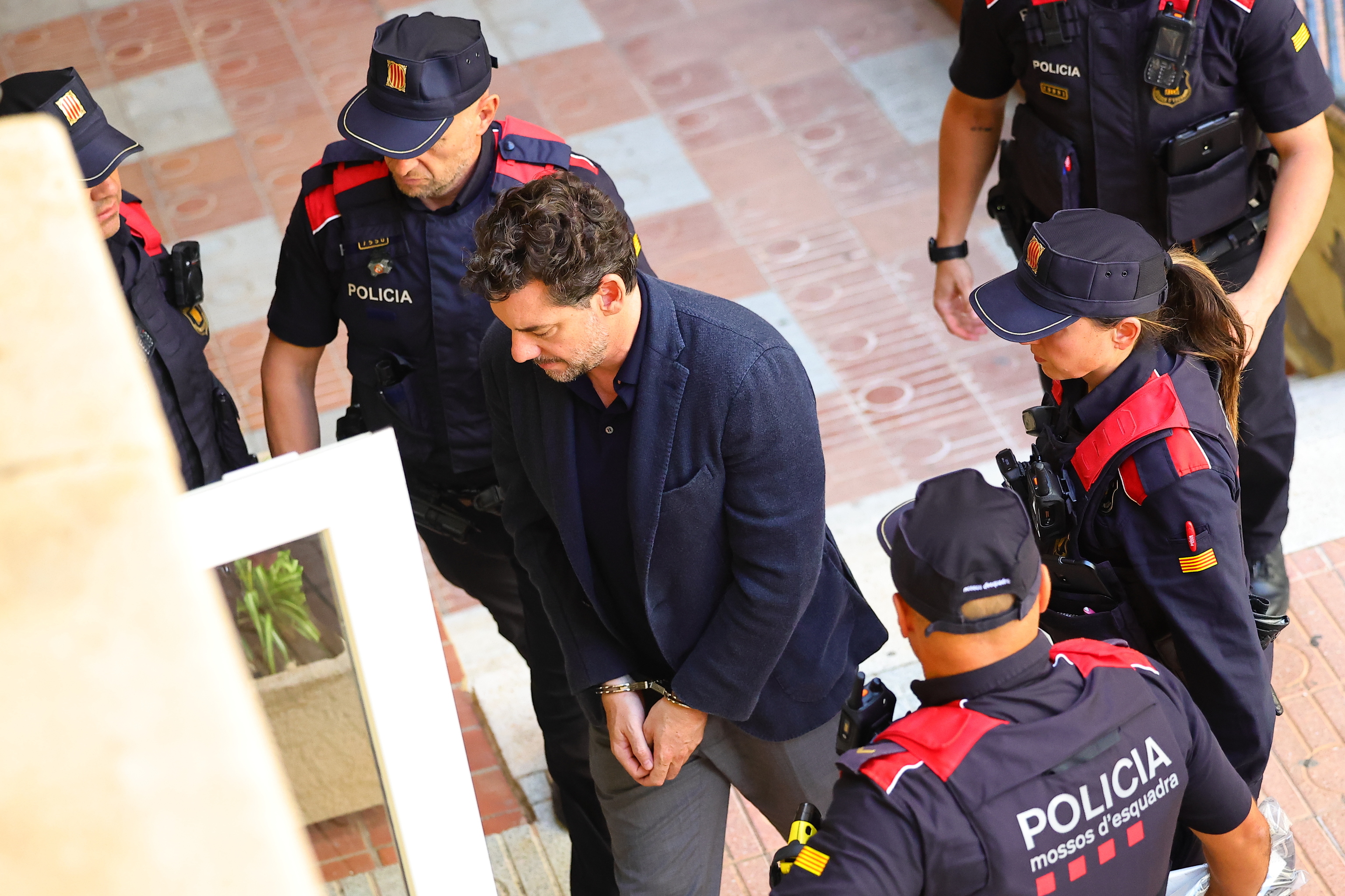 Jonathan Andic tras declarar en mayo en el juzgado.