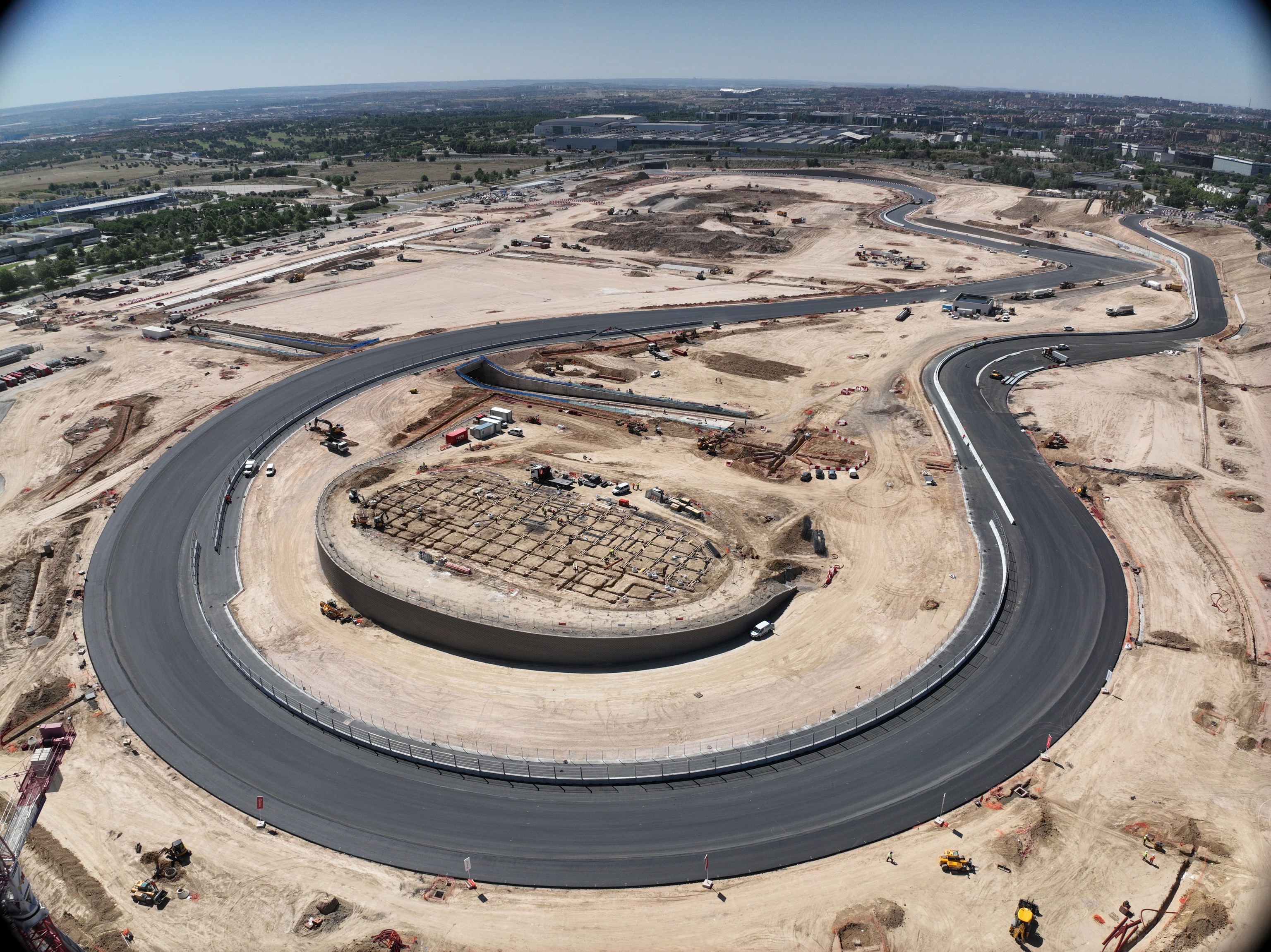 Foto panorámica del circuito de Madring.
