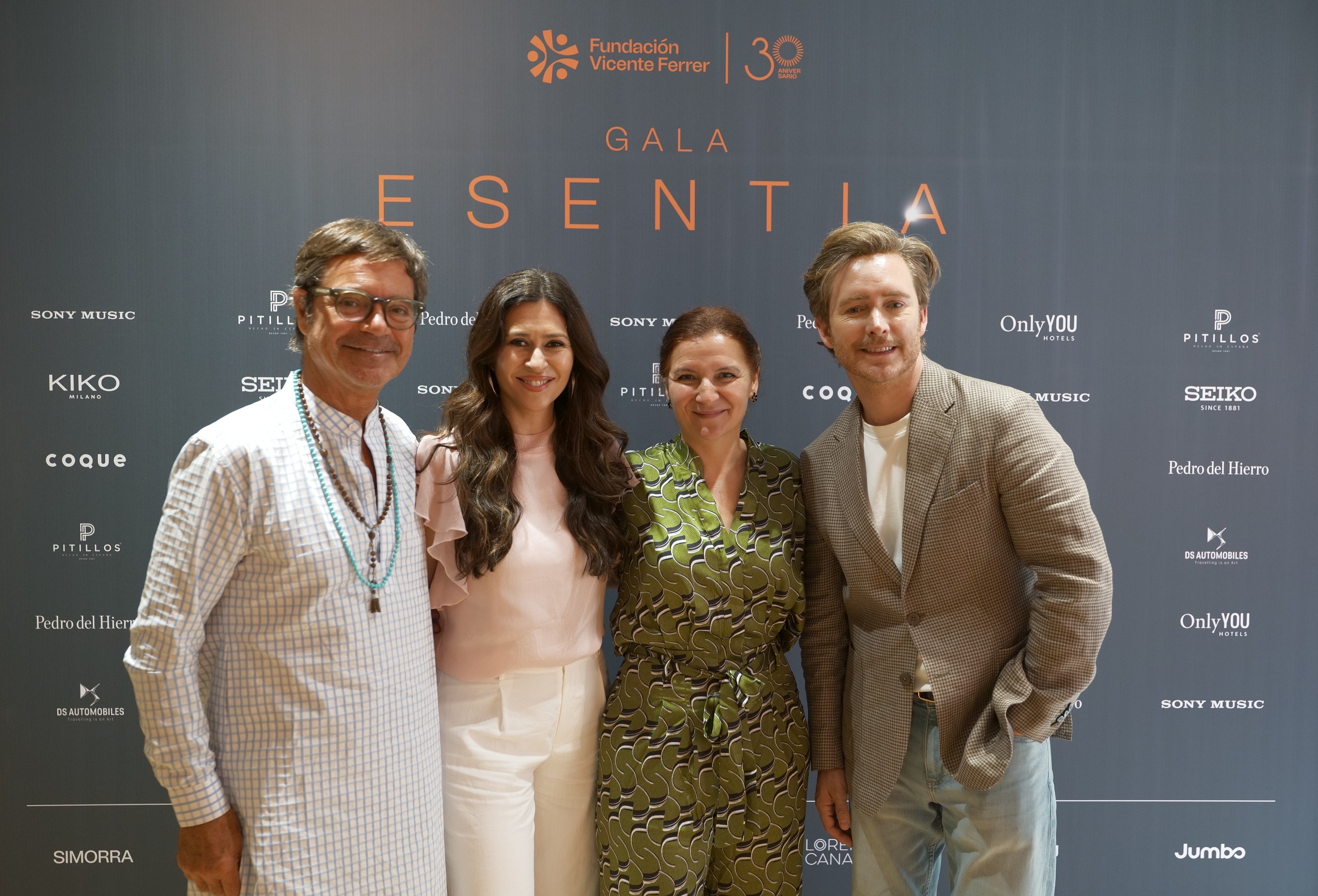 Pérez-Cabrero, Marilia, Sanz y Rivero, en la presentación de la gala.