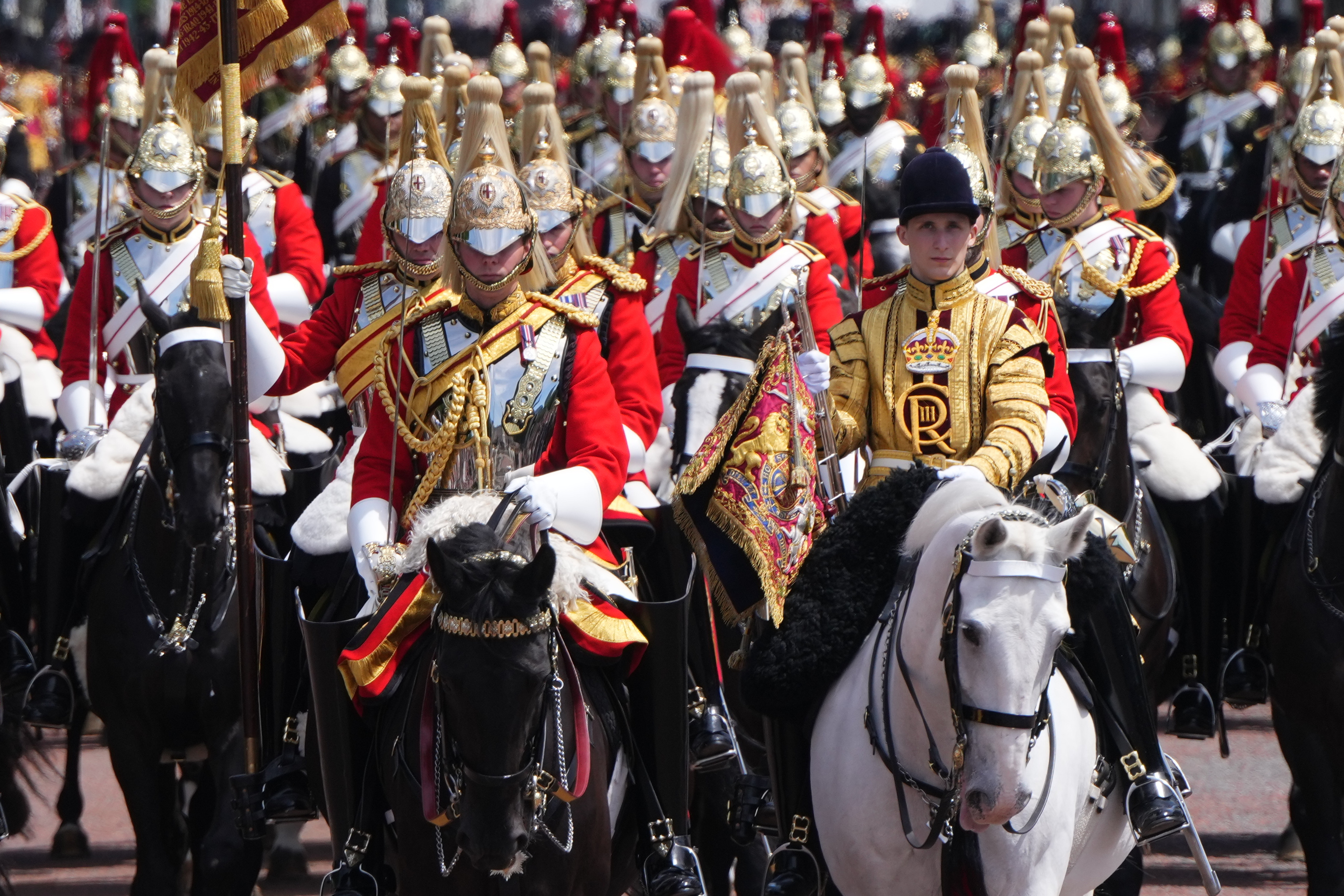 Desfile de la Caballería de la Casa Real.