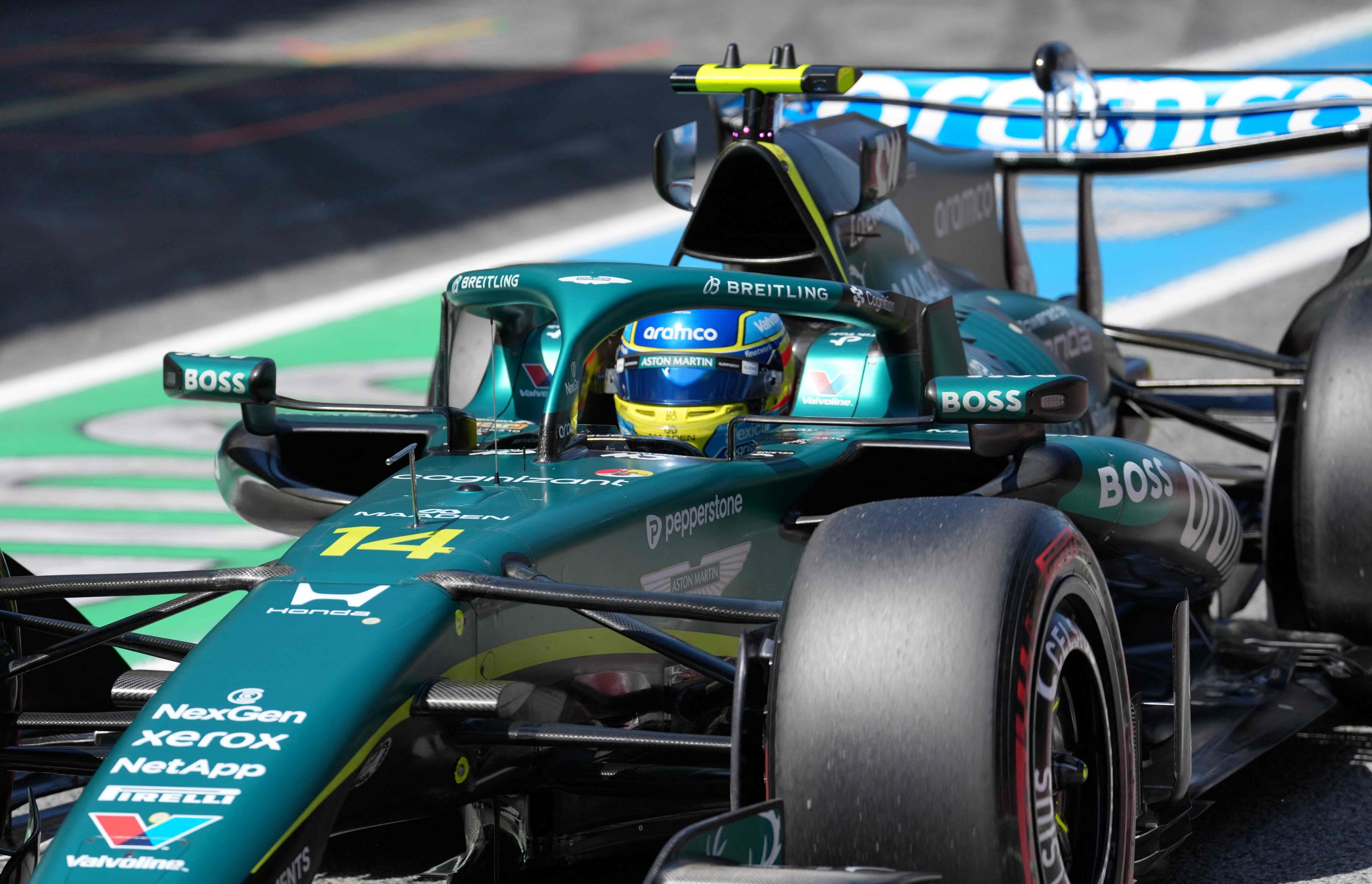 Alonso, en la clasificación de Montmeló.