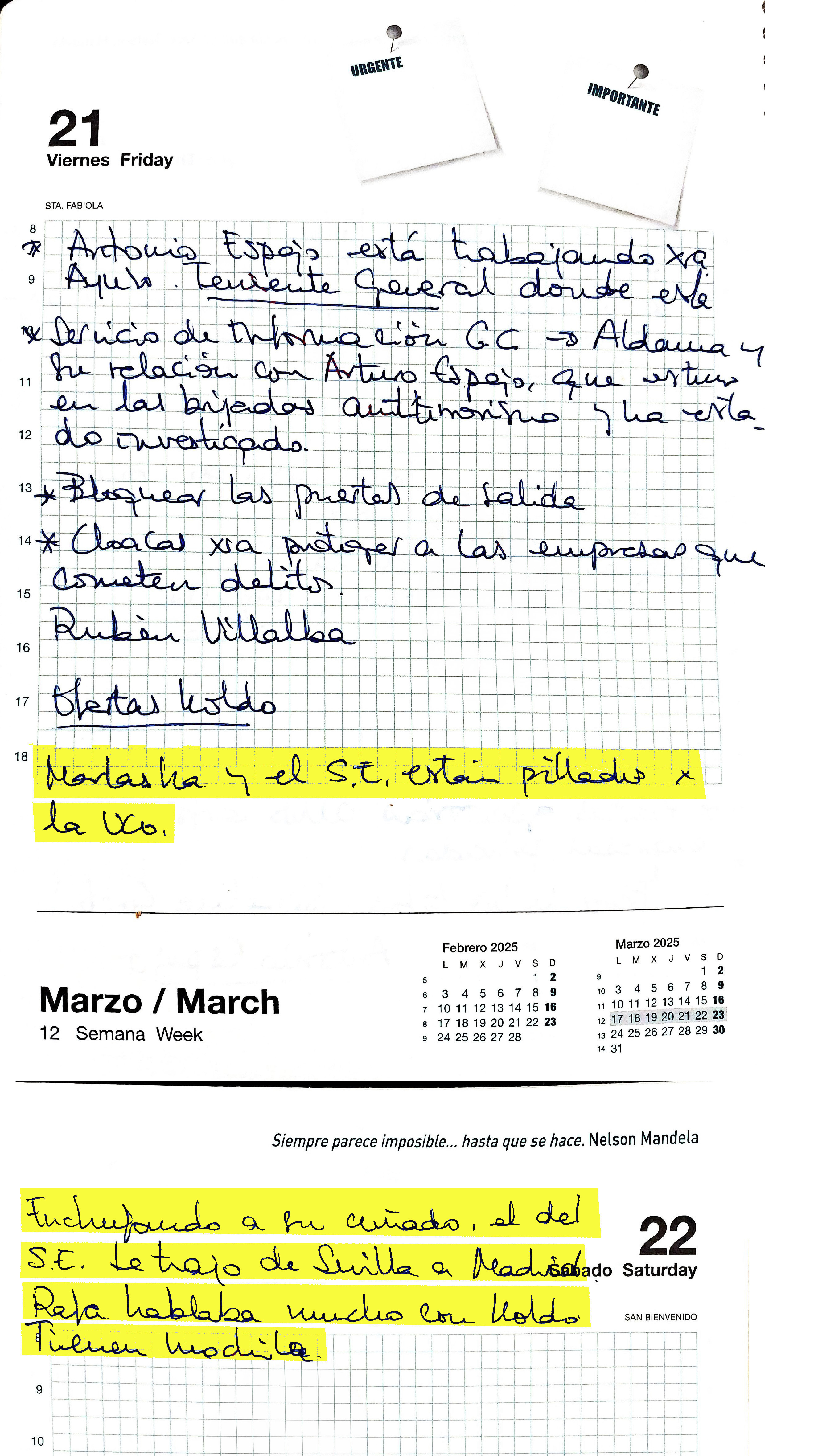 Marlaska y el S.E. están pillados por la UCO, escribe Leire Díez.