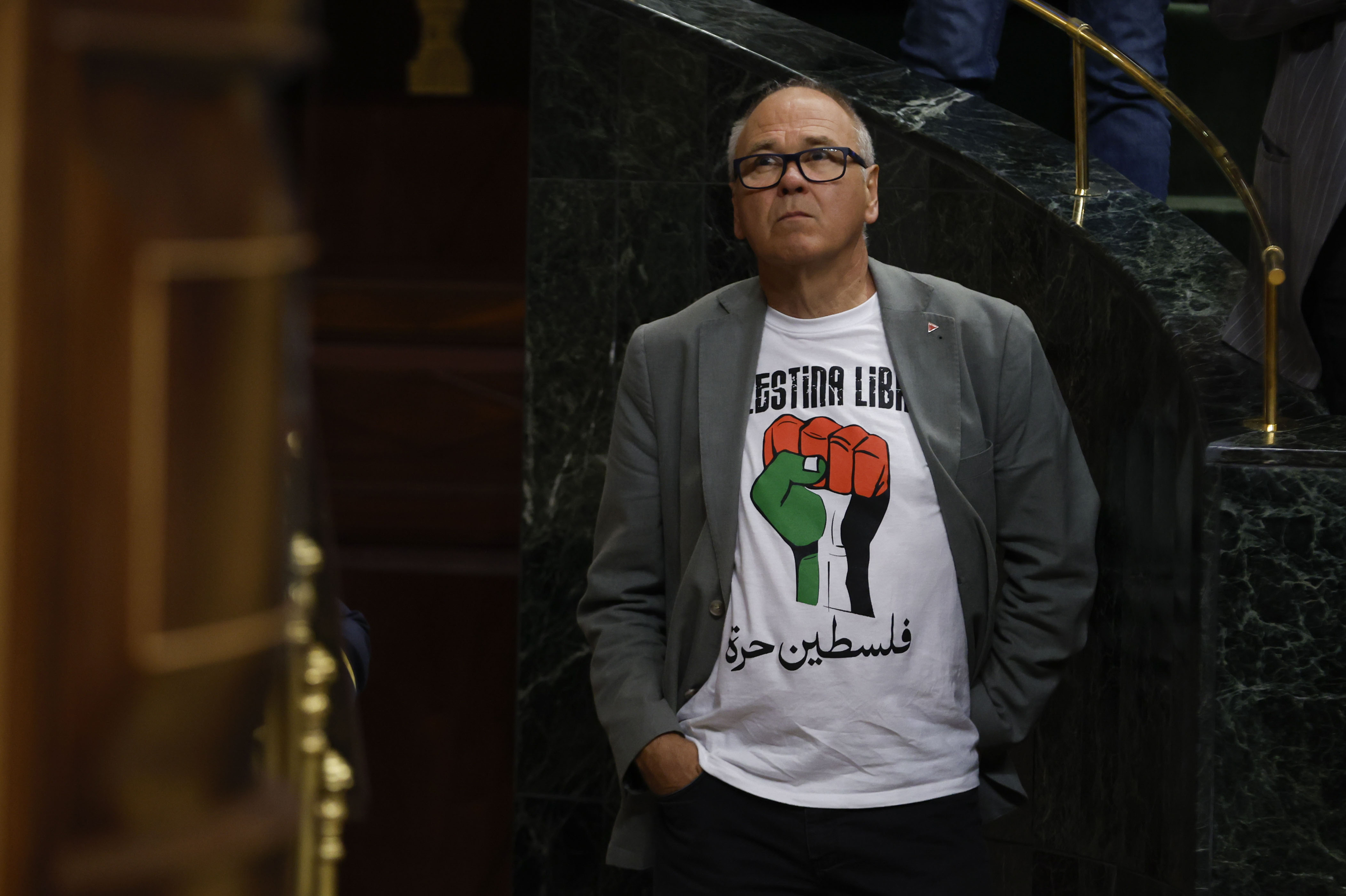 El diputado de Sumar Félix Alonso Cantorné, en el Congreso.