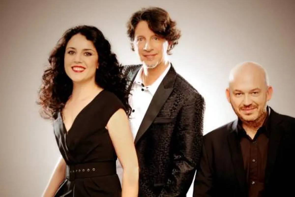 Lydia Rodríguez junto a Luis y Nacho.