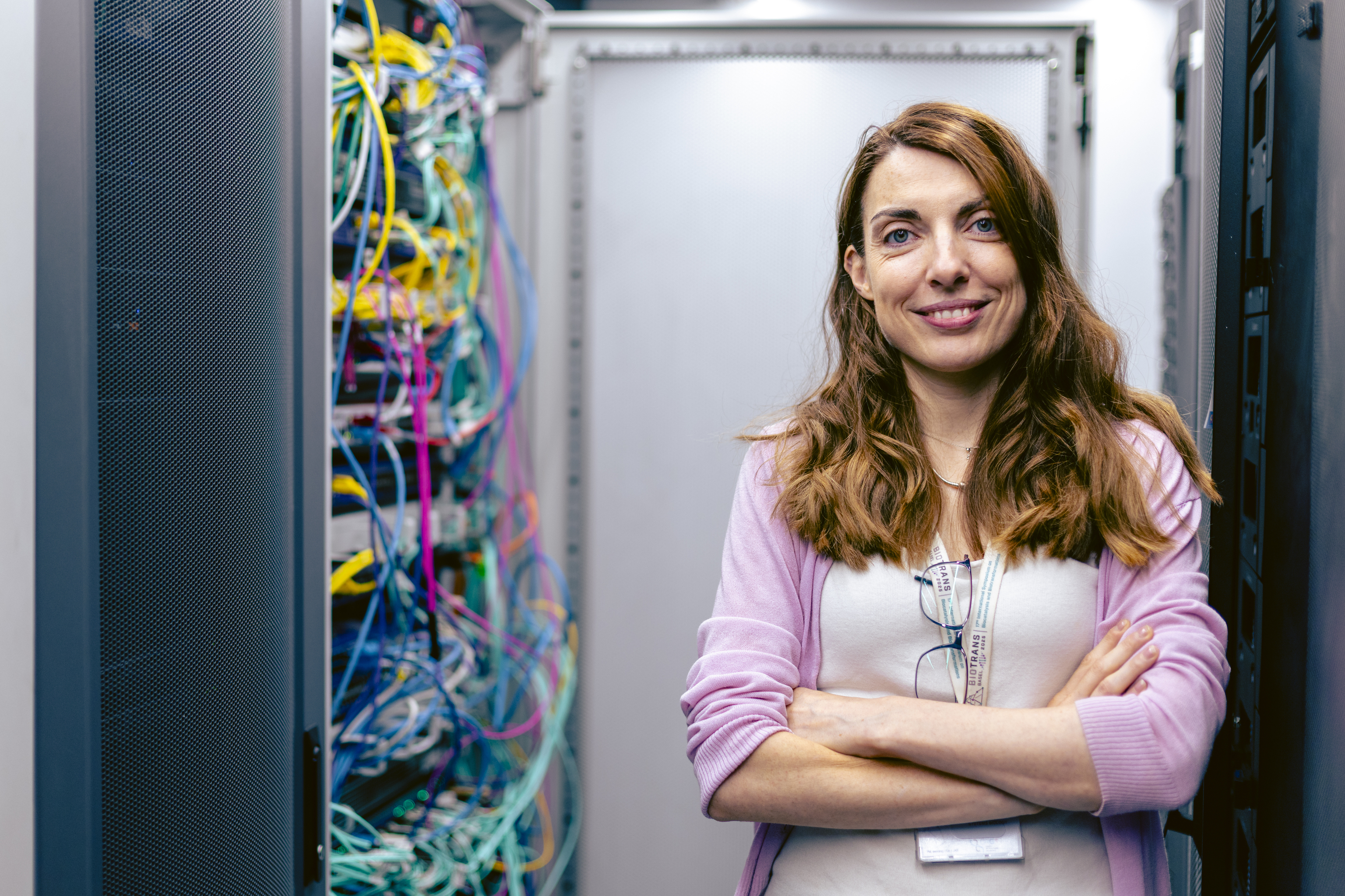 La científica Noelia Ferruz, en las instalaciones del Centro de Regulación Genómica de Barcelona.