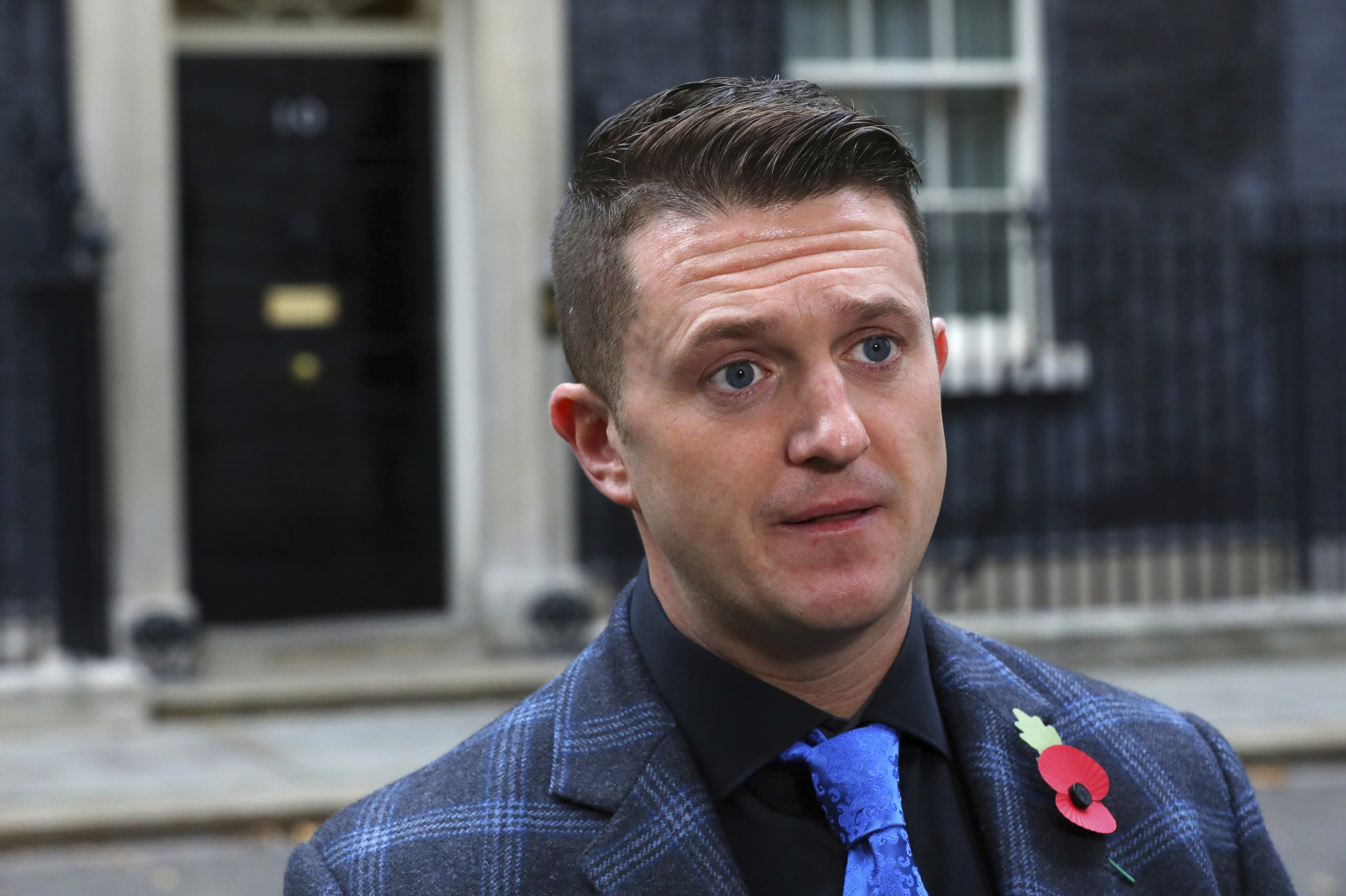 El ultraderechista Tommy Robinson en Londres.