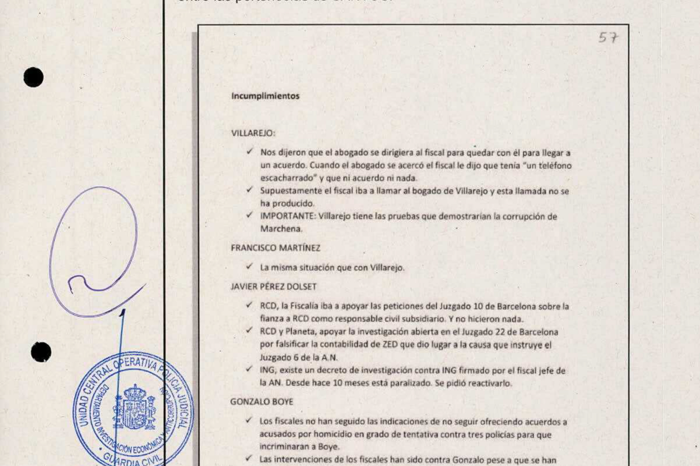 "Incumplimientos": el papel en que Leire se quejaba a Santos Cerdán porque Fiscalía no accedía a torcer causas en favor del PSOE