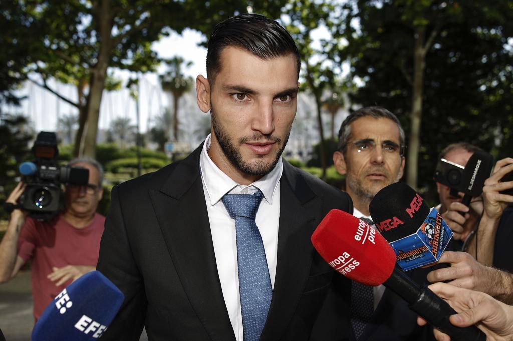 Rafa Mir, en la Ciudad de la Justicia de Valencia en mayo