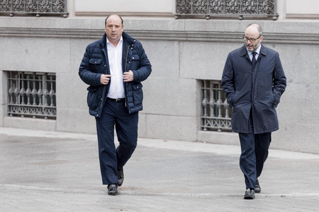 Claudio Rivas, el pasado abril, a su llegada a la Audiencia Nacional.