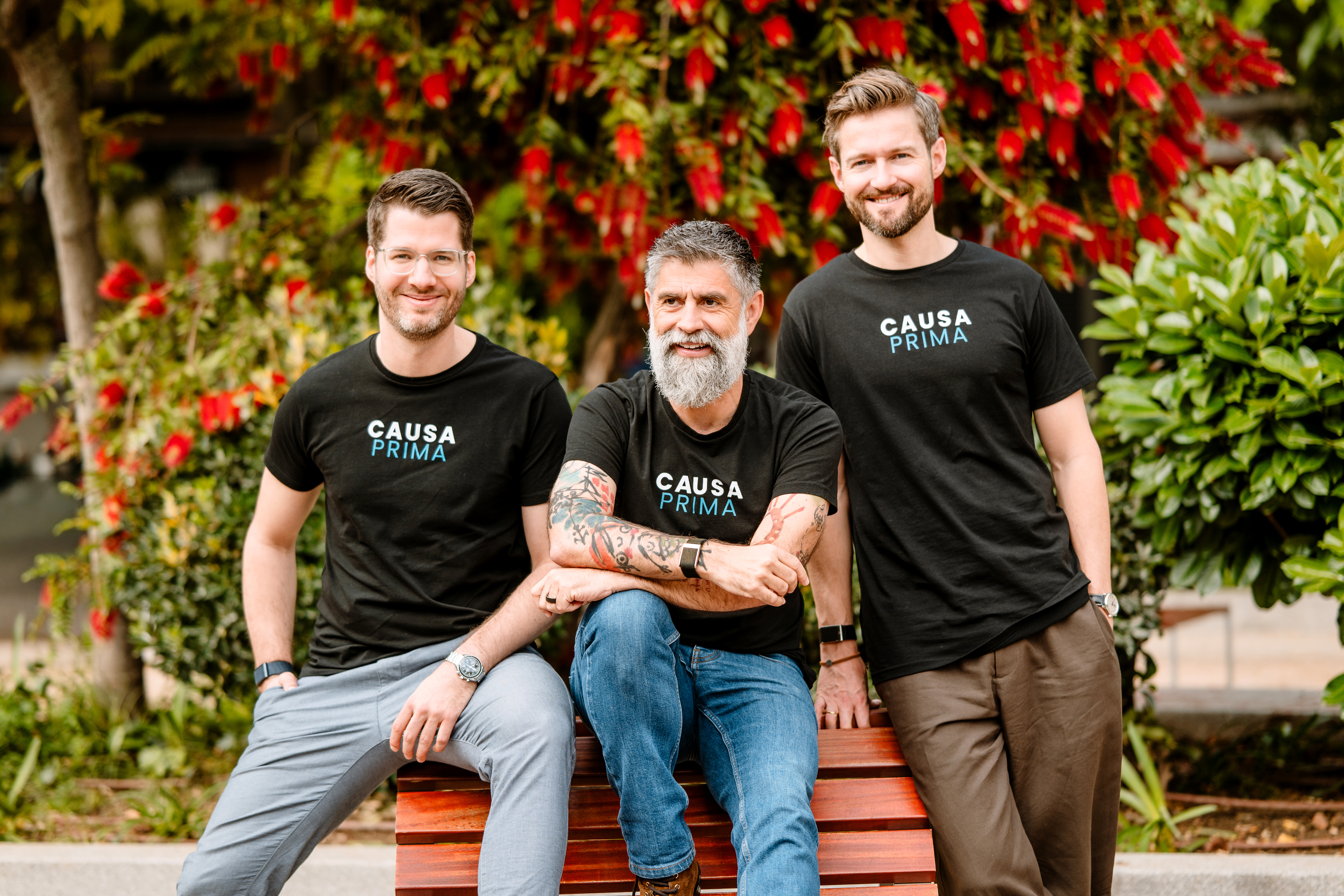 Philip Stanislaus, Maex Ament y Henrik Gebbing, fundadores de Causa Prima