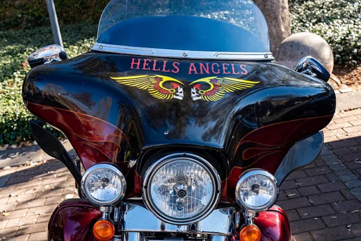 Una moto de Los Ángeles del Infierno.
