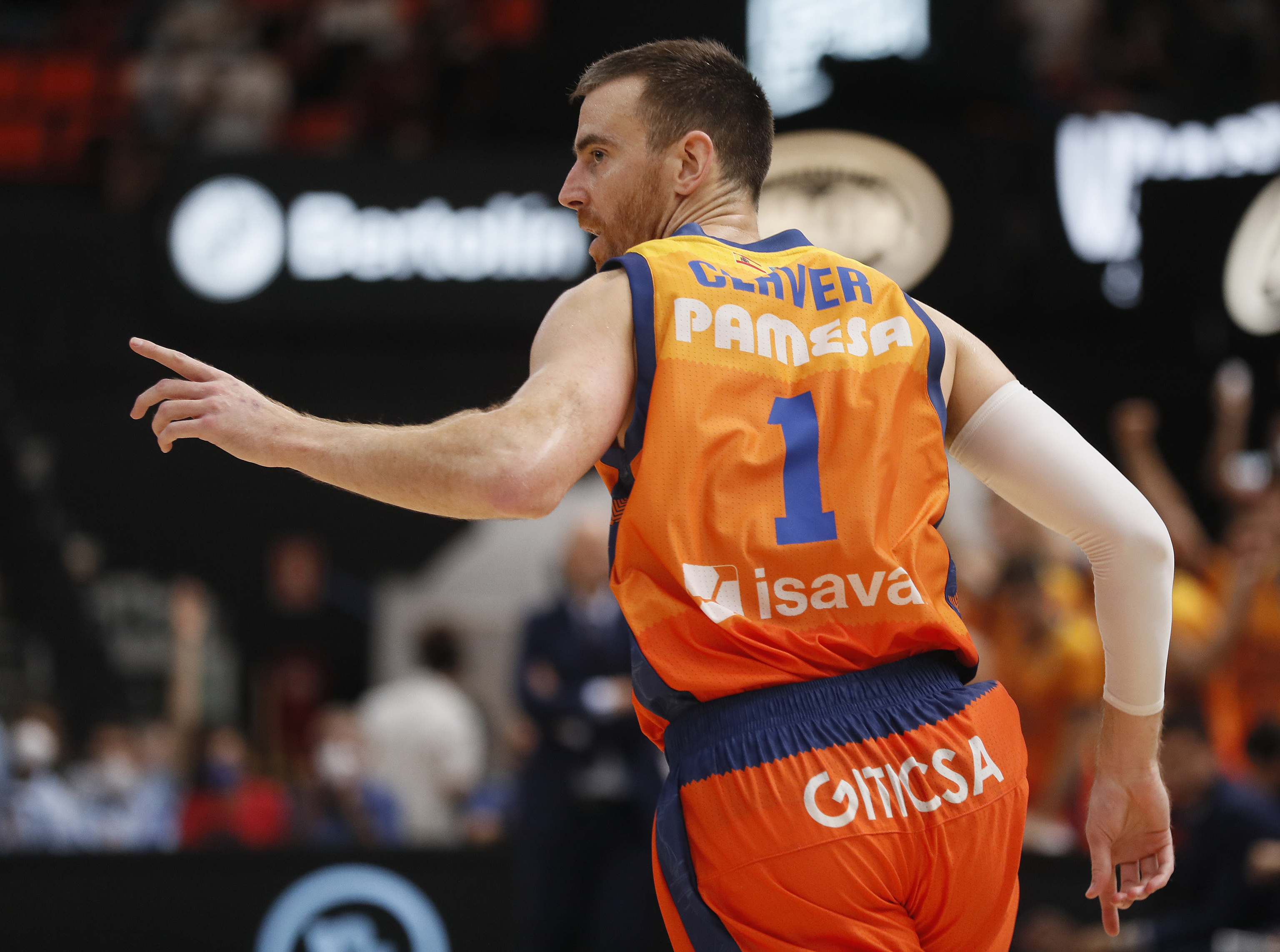 Víctor Claver, con el Valencia Basket.