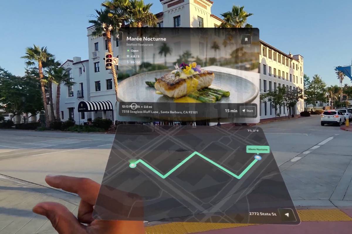 Gafas de realidad aumentada Specs de Snap, en una imagen de archivo