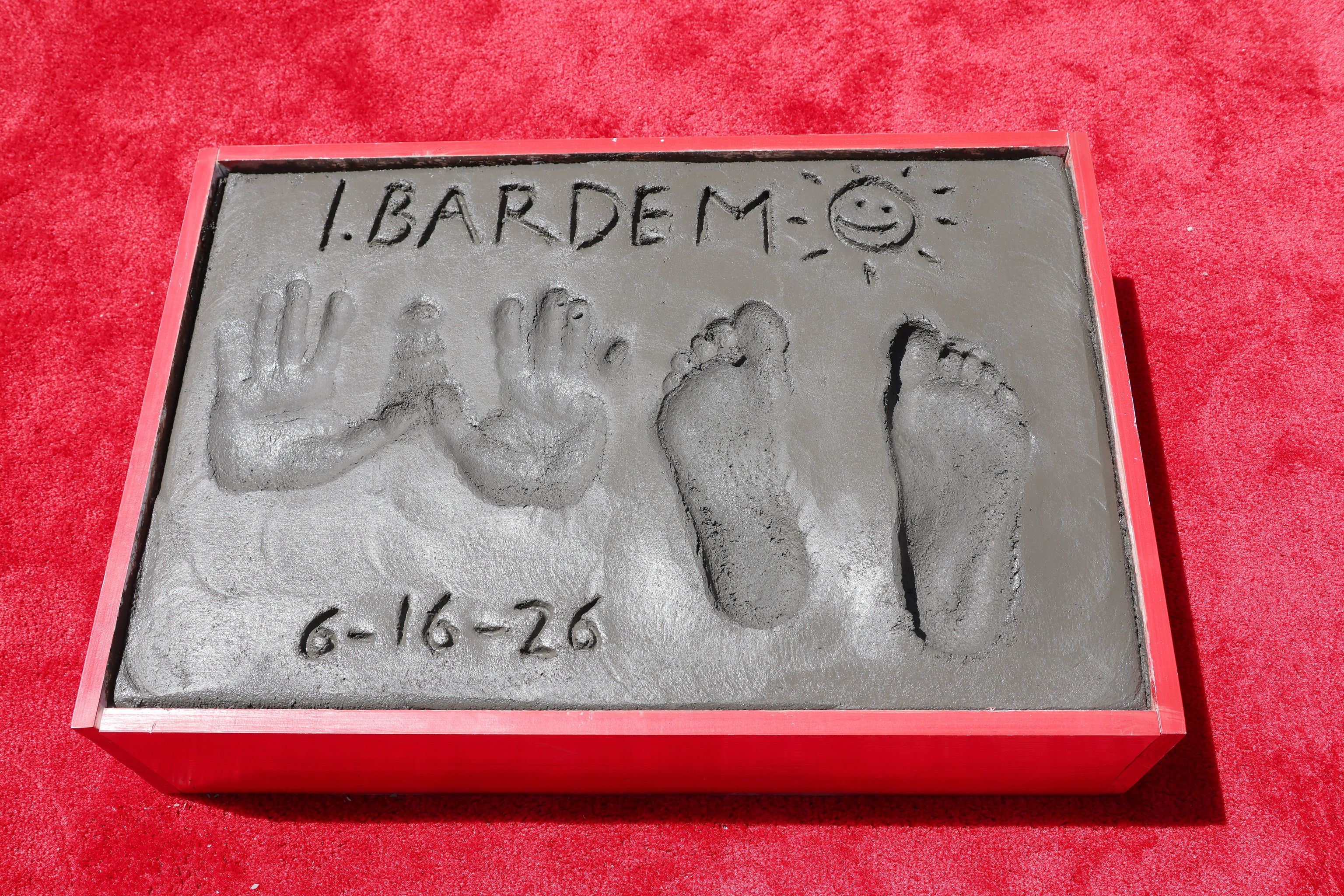 Las huellas que Bardem ha dejado en el Teatro Chino de Hollywood.