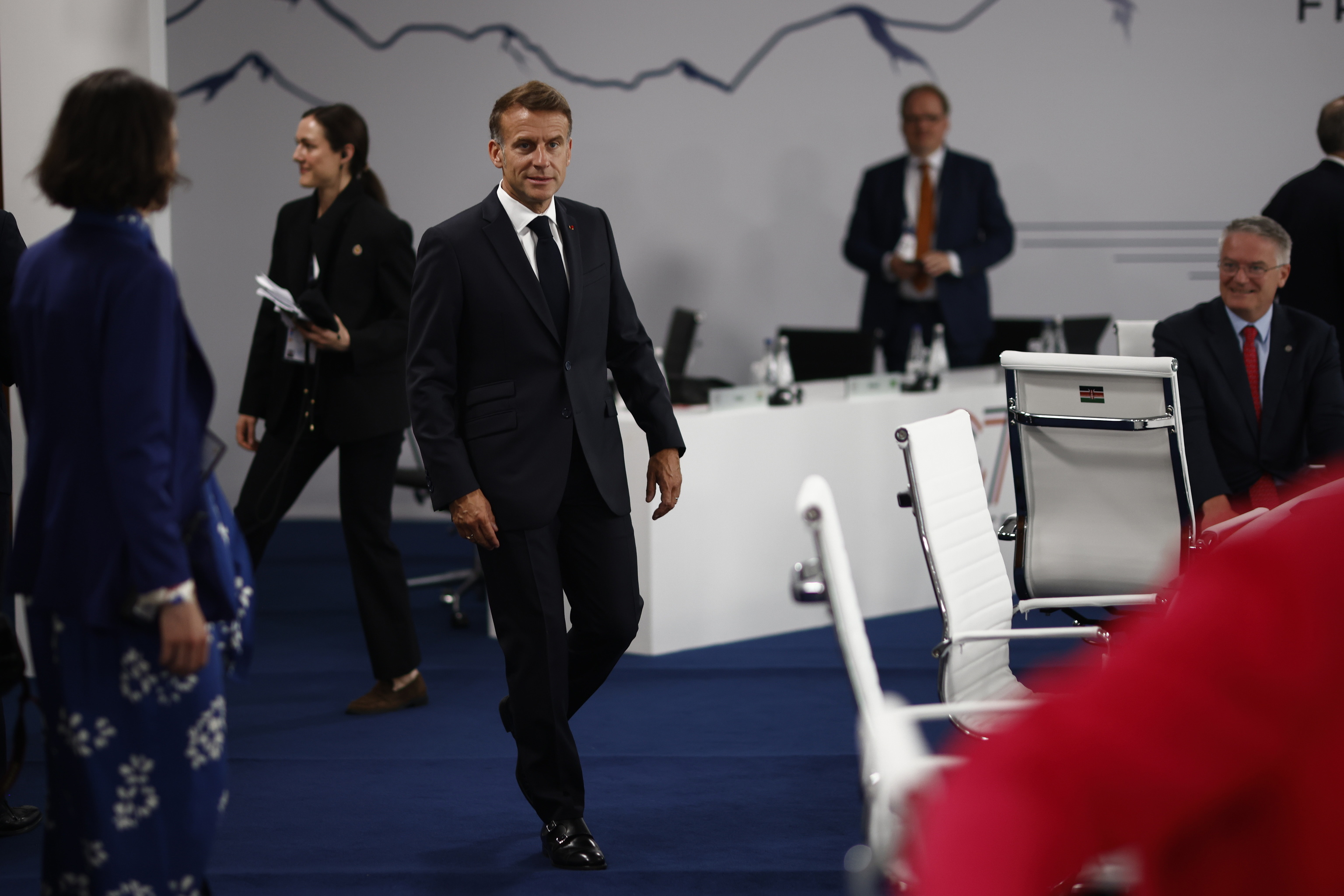 El presidente francés, Emmanuel Macron.