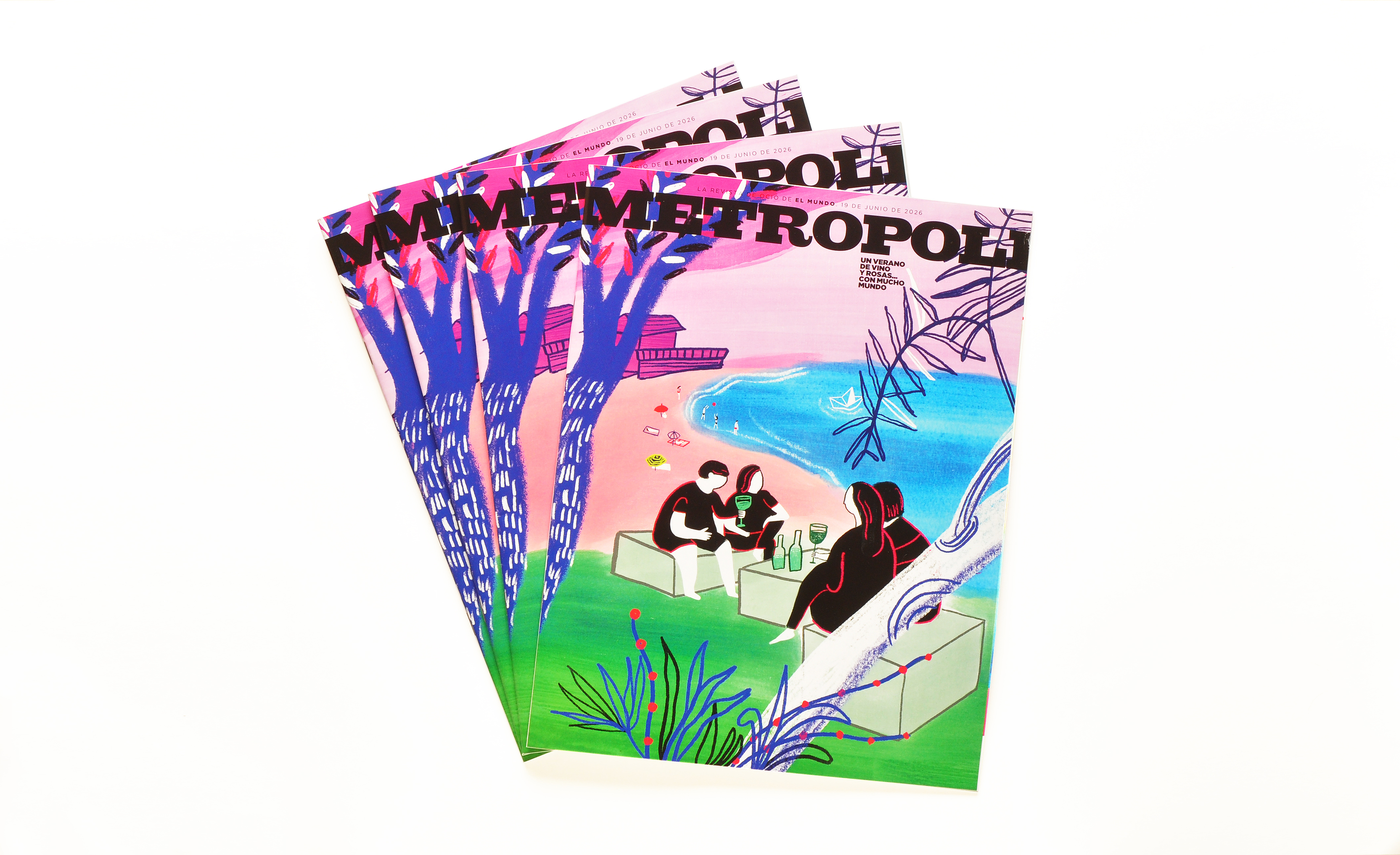 La portada del número de verano, con ilustración de Marina Bonilla.FOTO: J.M. PRESAS
