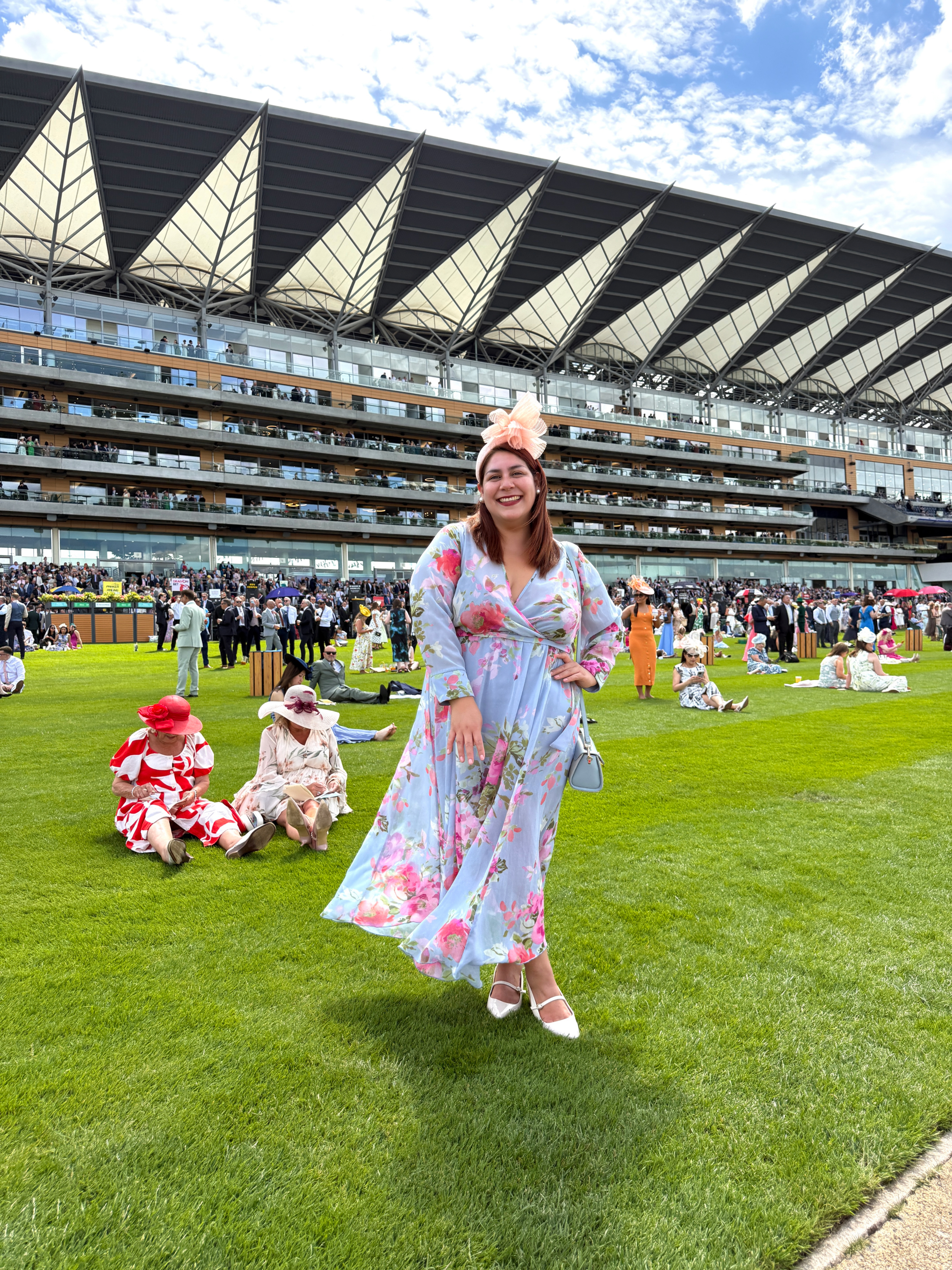 La periodista que escribe esta crónica durante el Royal Ascot
