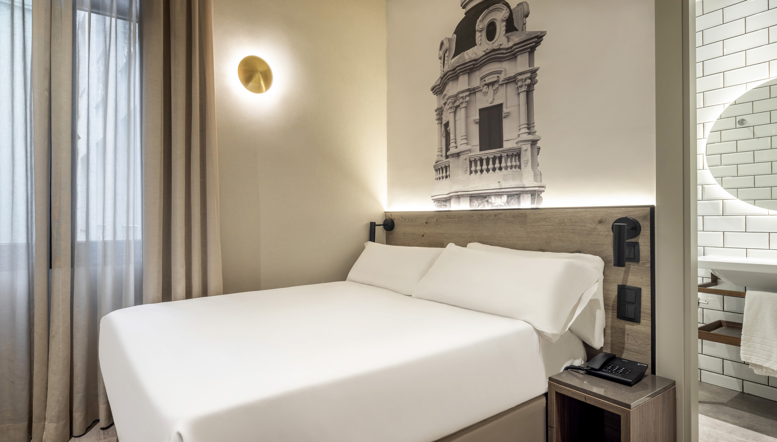 Una habitación actual del Hotel Regente.