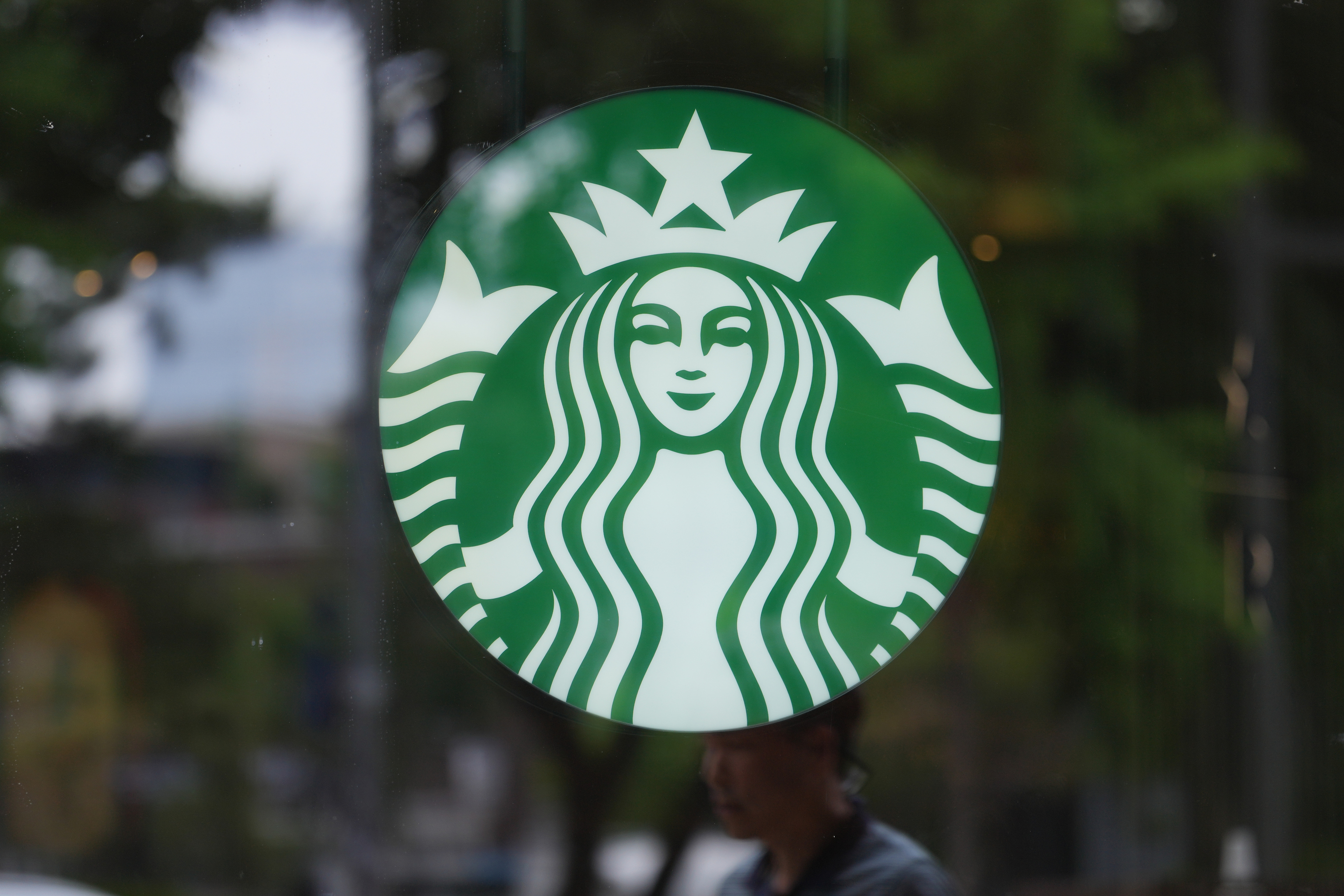 Un café Starbucks  en Seúl.