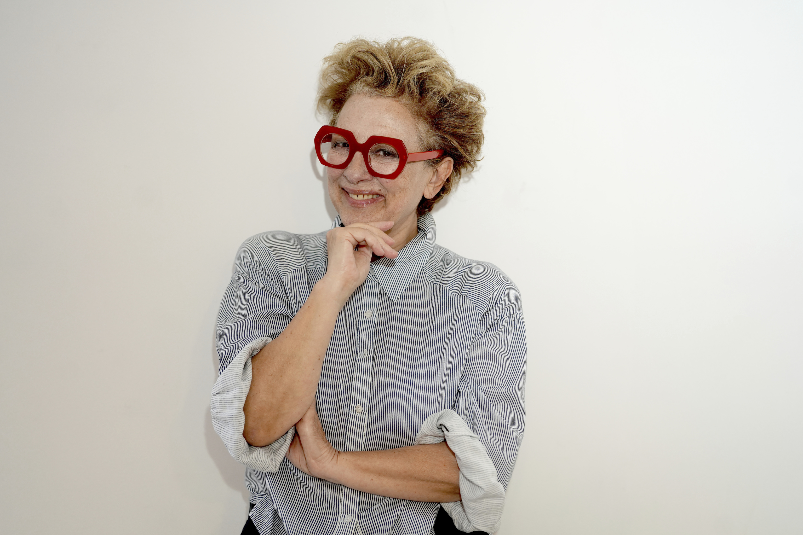 La actriz Isabel Ordaz, fotografiada en el Teatro de La Latina, de Madrid.