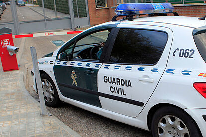 Un coche de la Guardia Civil.