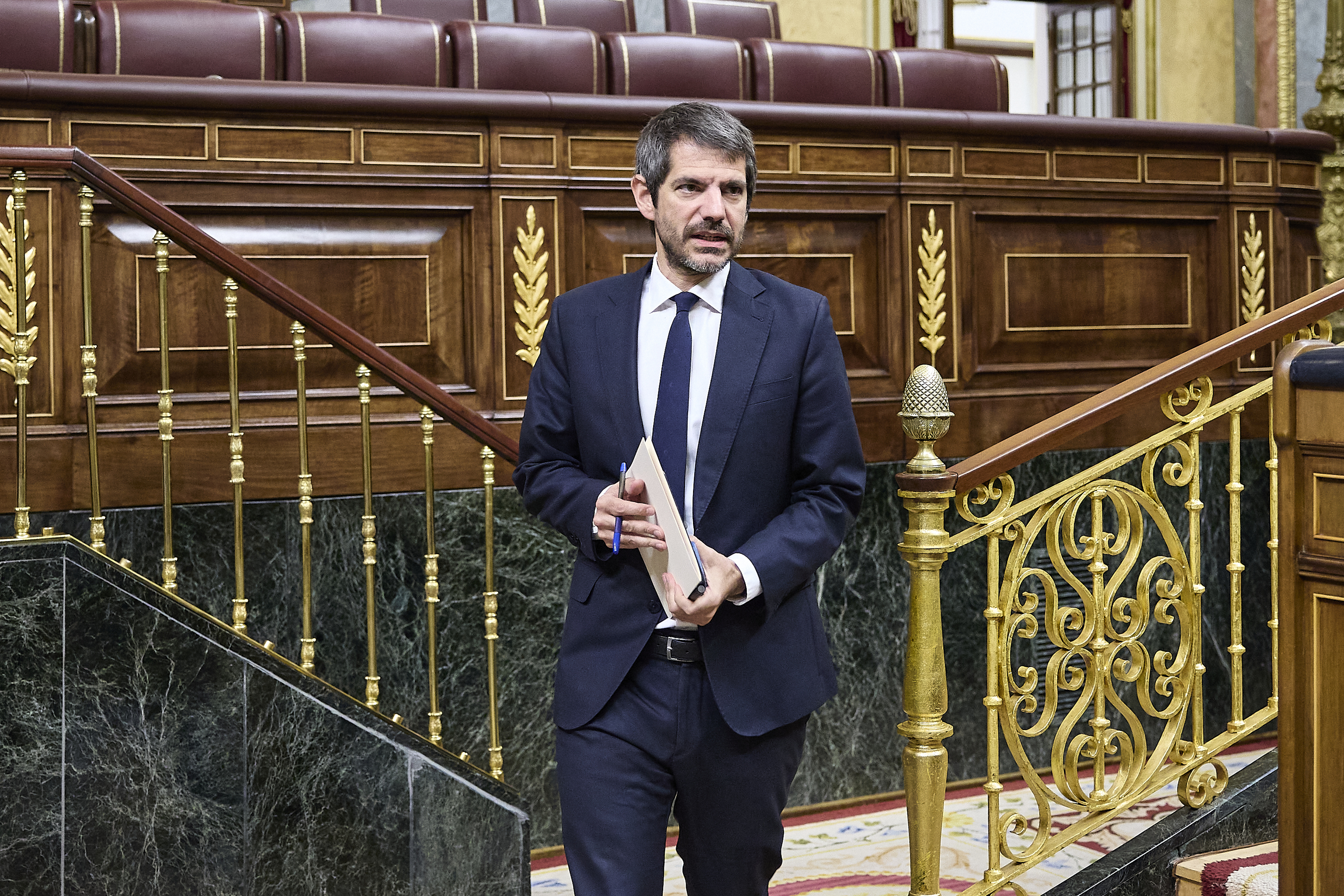 El ministro de Cultura, Ernest Urtasun, en el Congreso de los Diputados