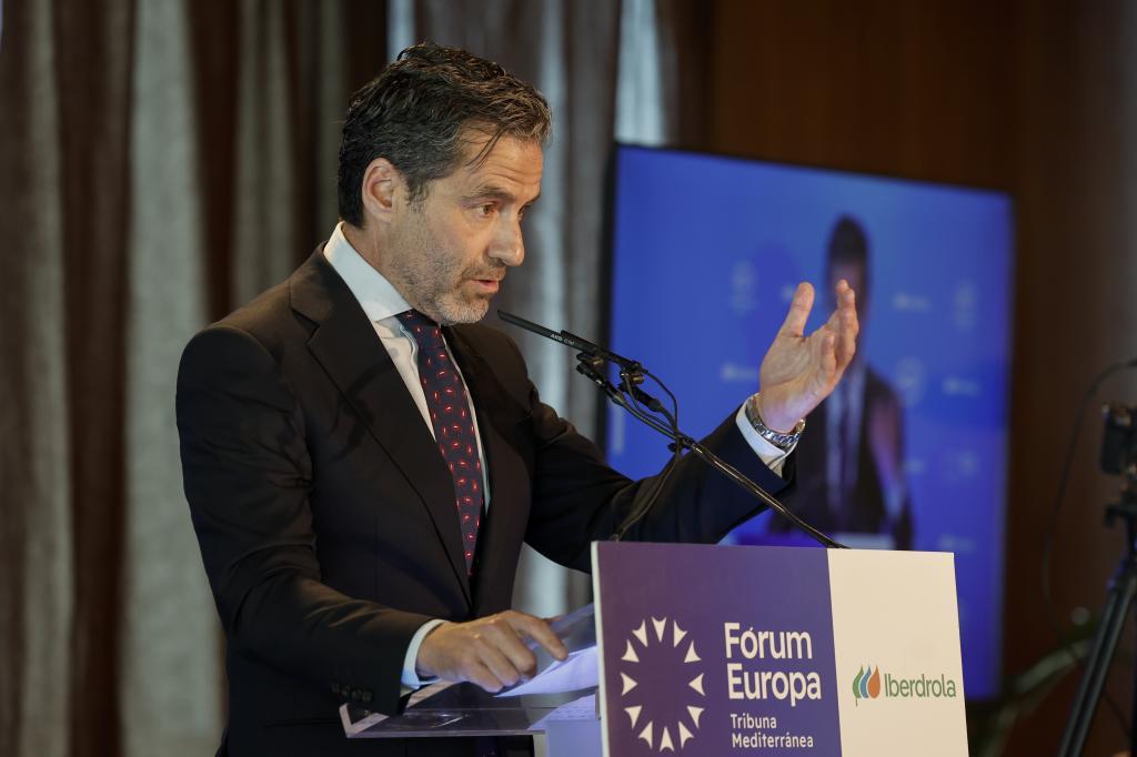 Borja Sémper, portavoz nacional del PP, el miércoles, en un acto en Valencia.