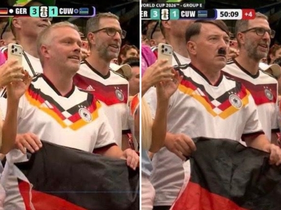 Un aficionado alemán denuncia la manipulación con IA (y difusión masiva) de una fotografía que lo convierte en 'Hitler'