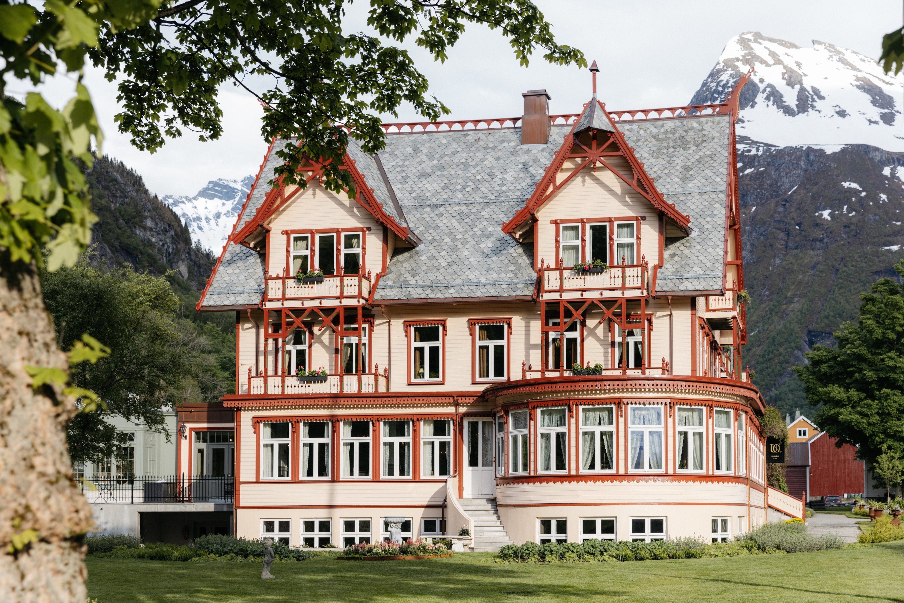 Fachada del emblemático hotel Union Øye.