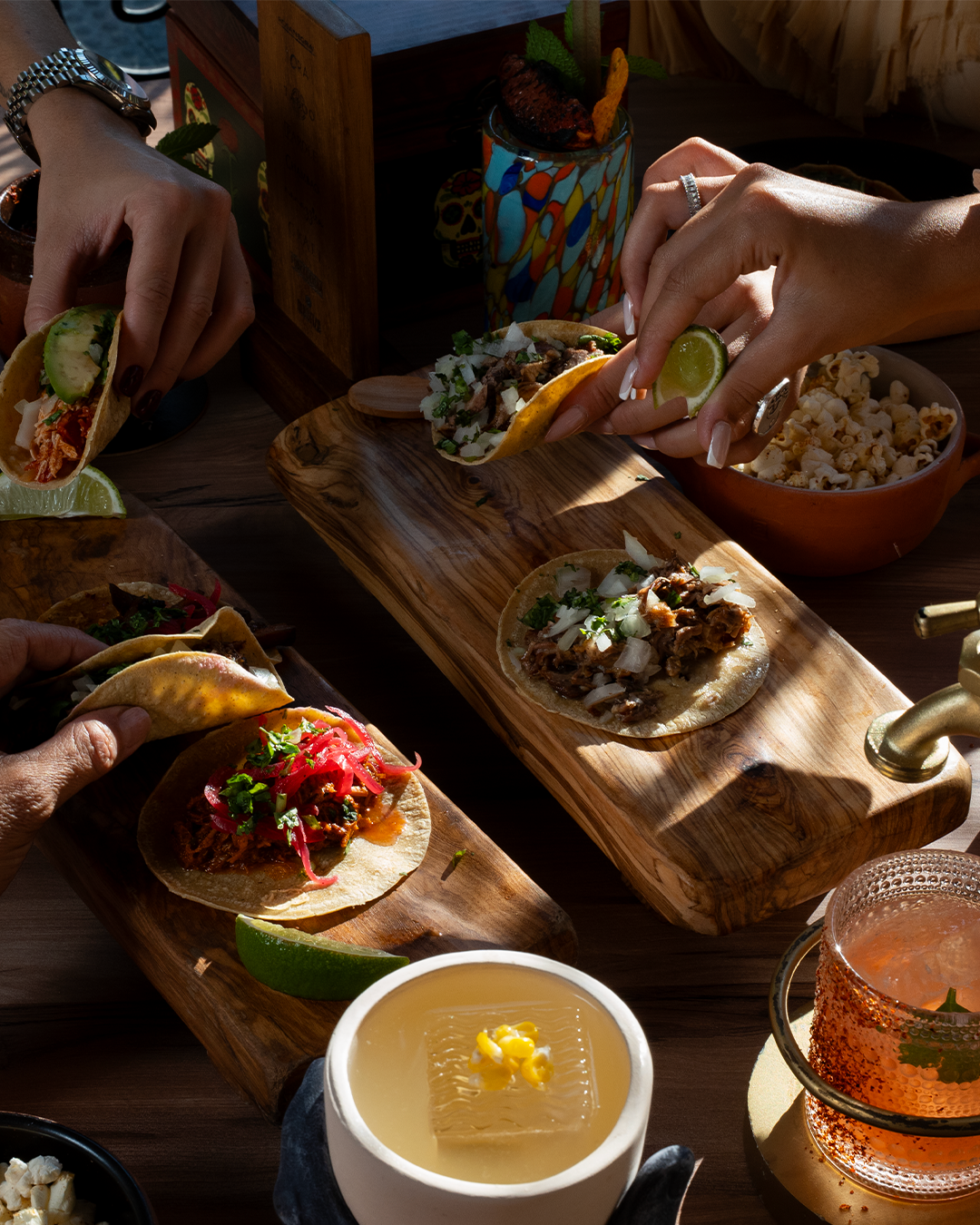 Tacos al pastor de Mamazzita.