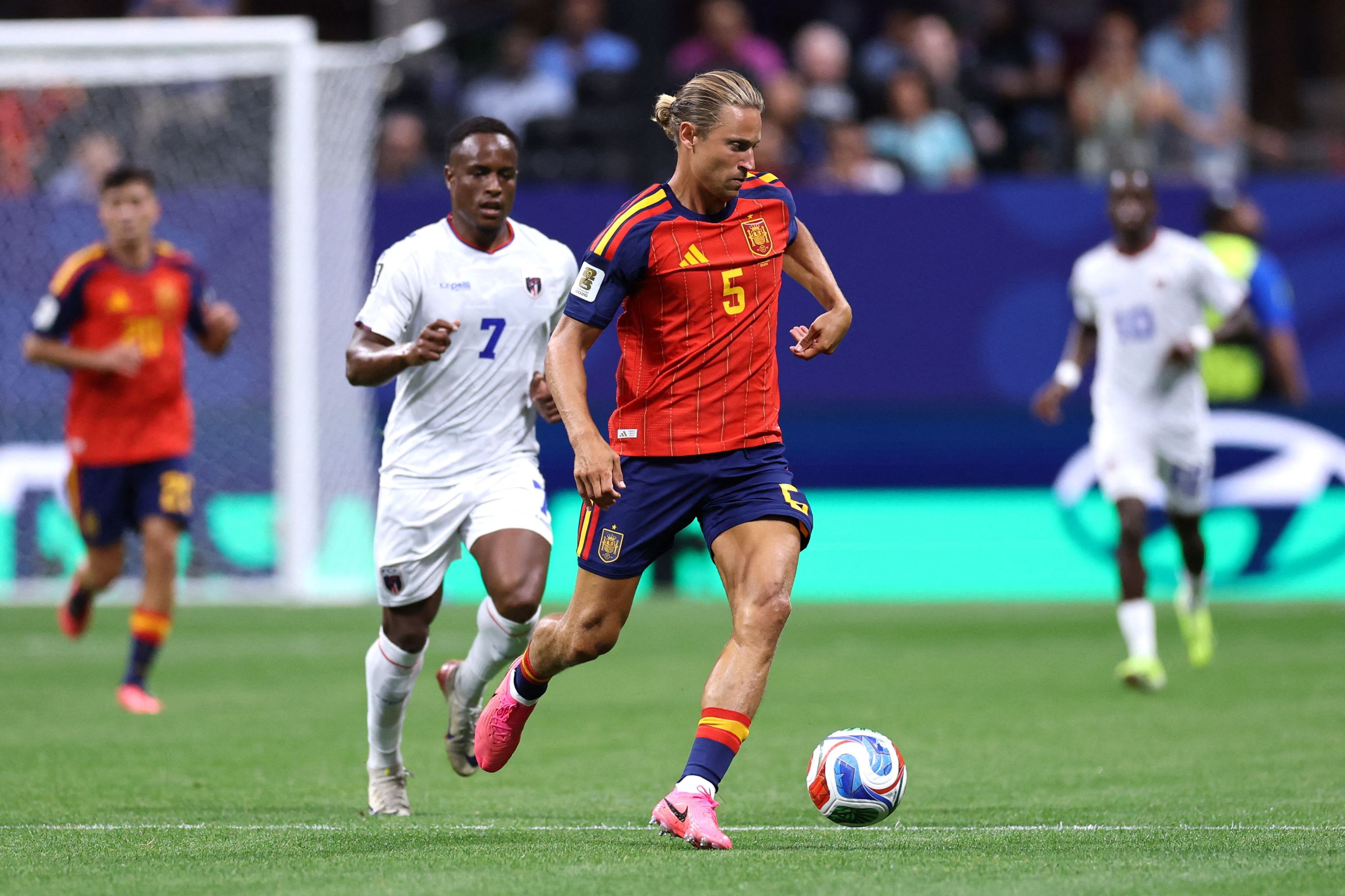 Marcos Llorente, durante el partido ante Cabo Verde.