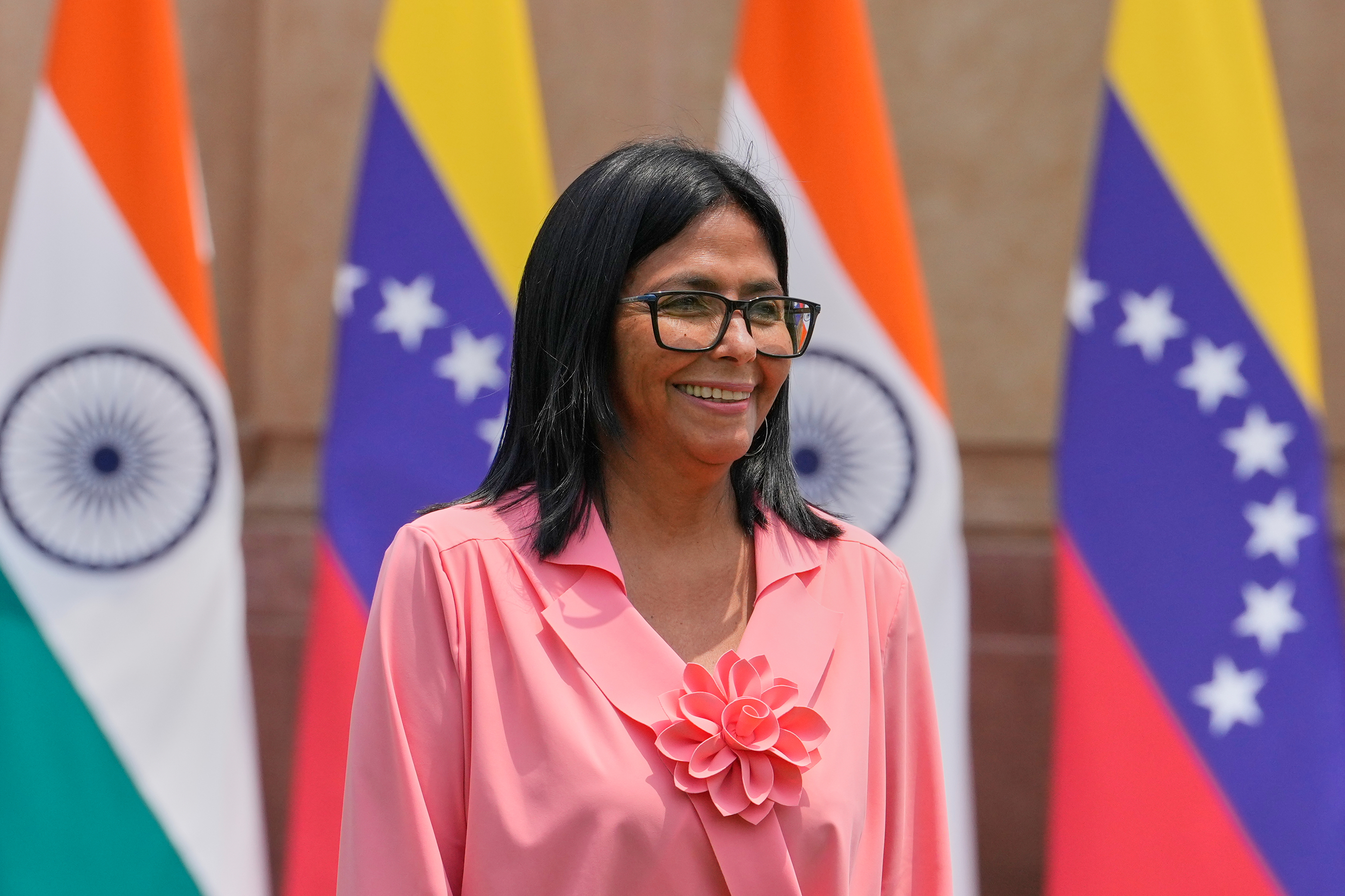 La presidenta encargada Delcy Rodríguez.
