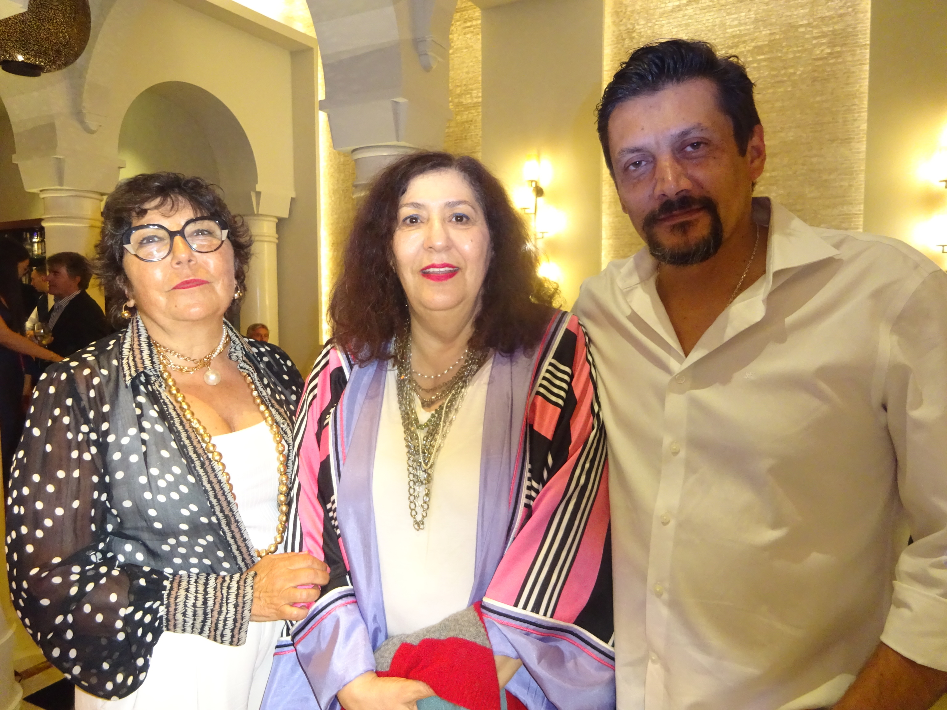 Teresa Ordás, Nabila Baraka y Daniel Holguín.